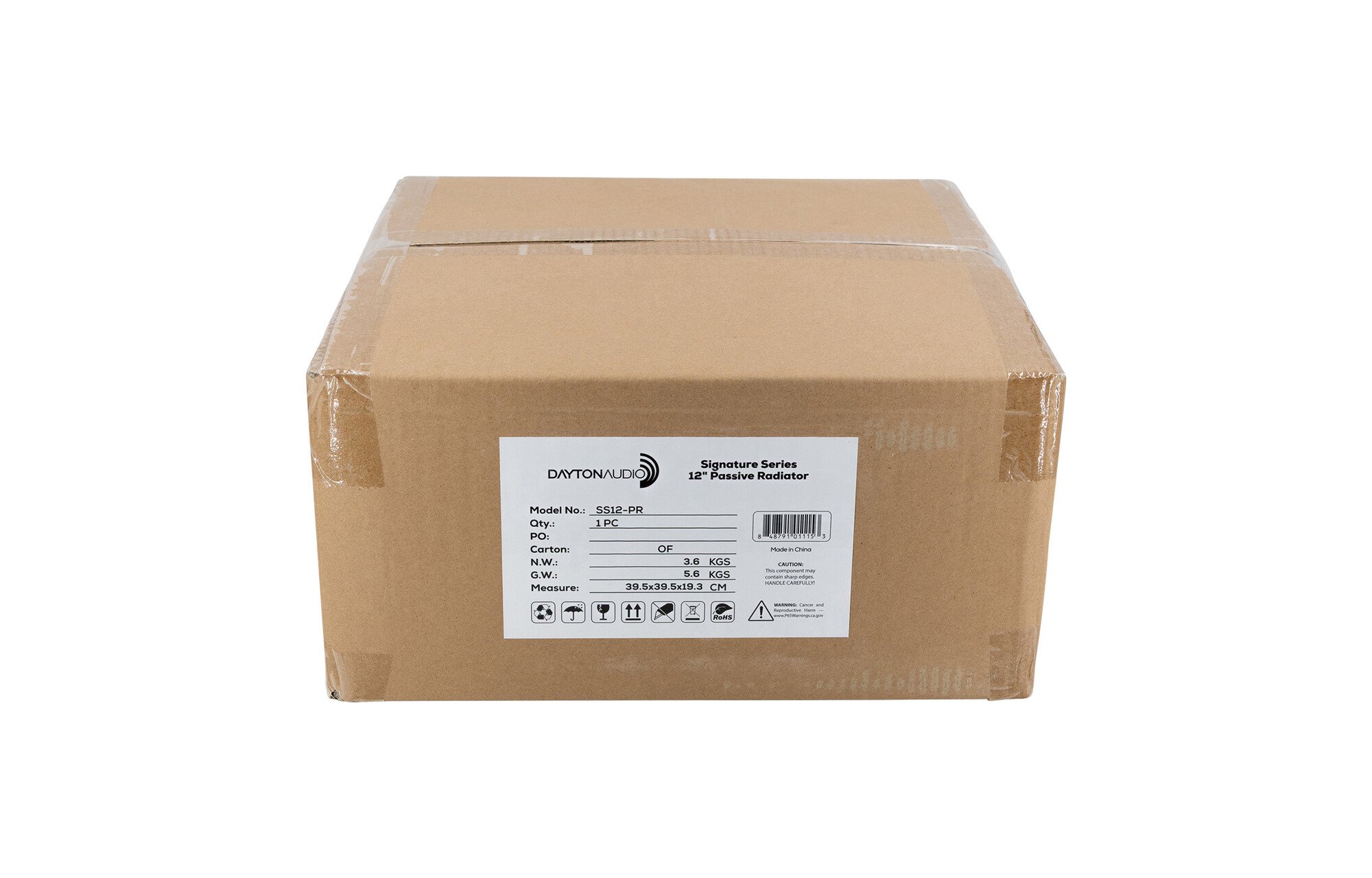 Dayton Audio SS12-PR Signature Series 12" passzív sugárzó