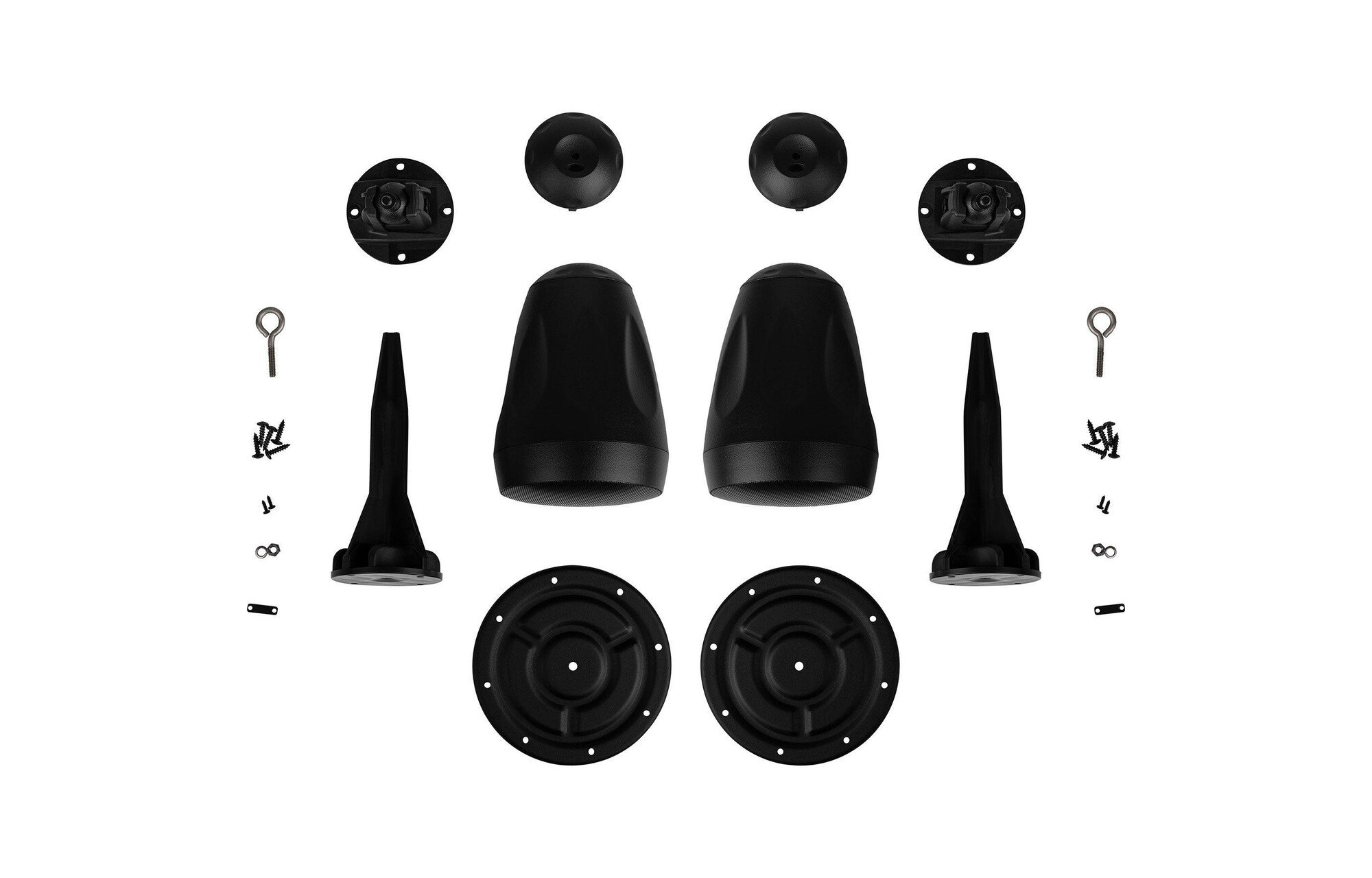 Dayton Audio WP4BT 4" IP66 beltéri/kültéri hangszóró pár fekete