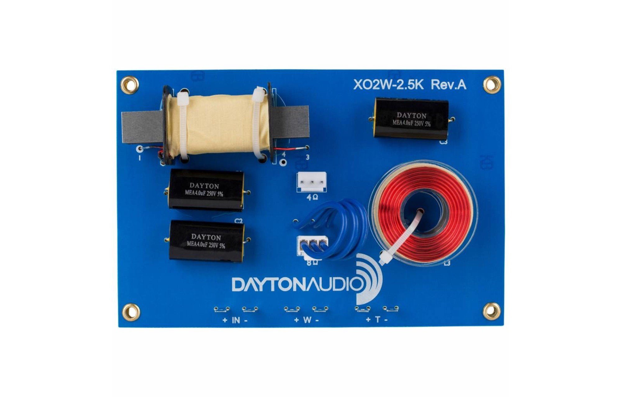 Dayton Audio XO2W-2.5K 2 utas hangváltó 2,500 Hz
