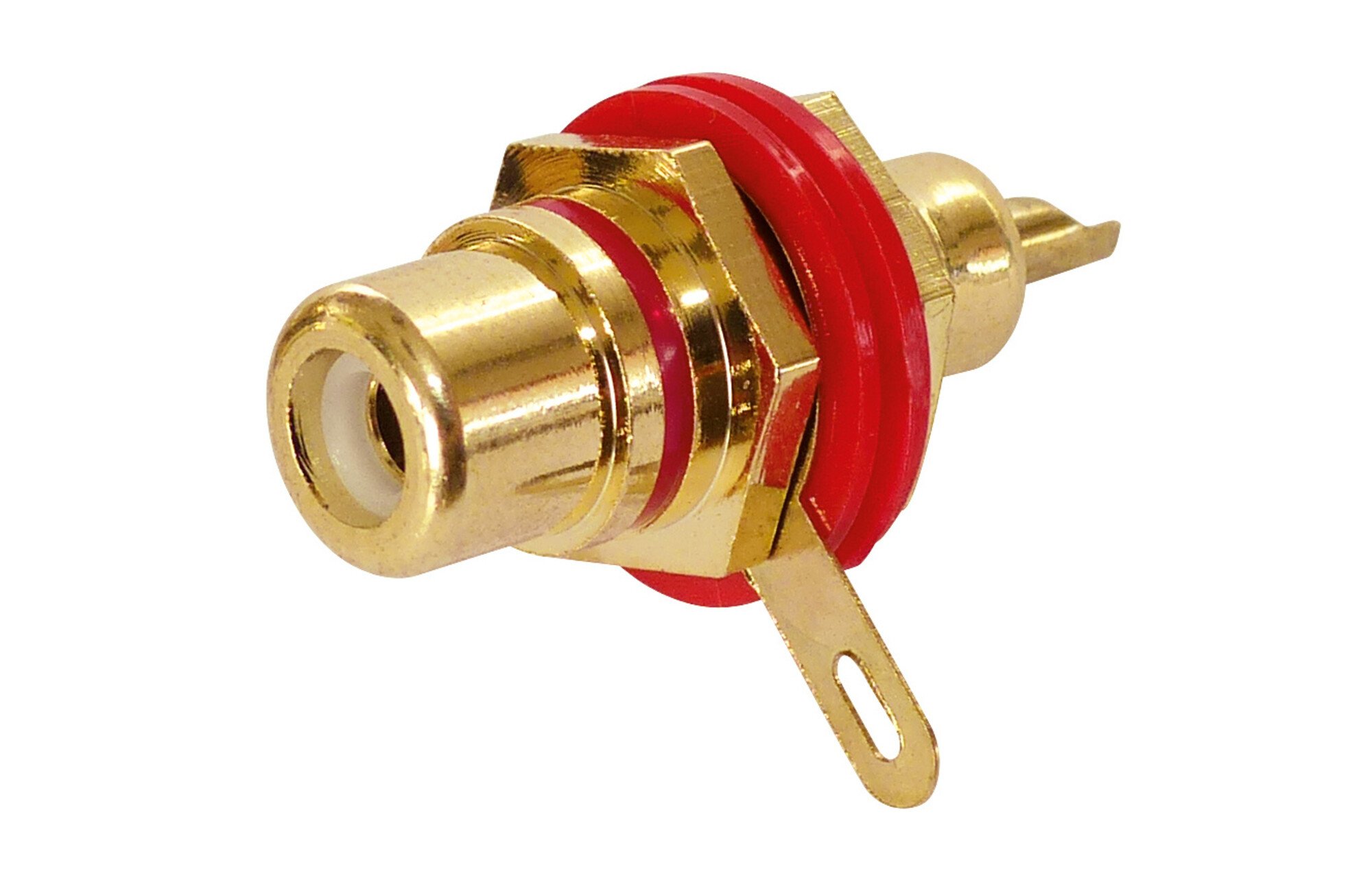Dynavox Cinch RCA Chassis Mount Red