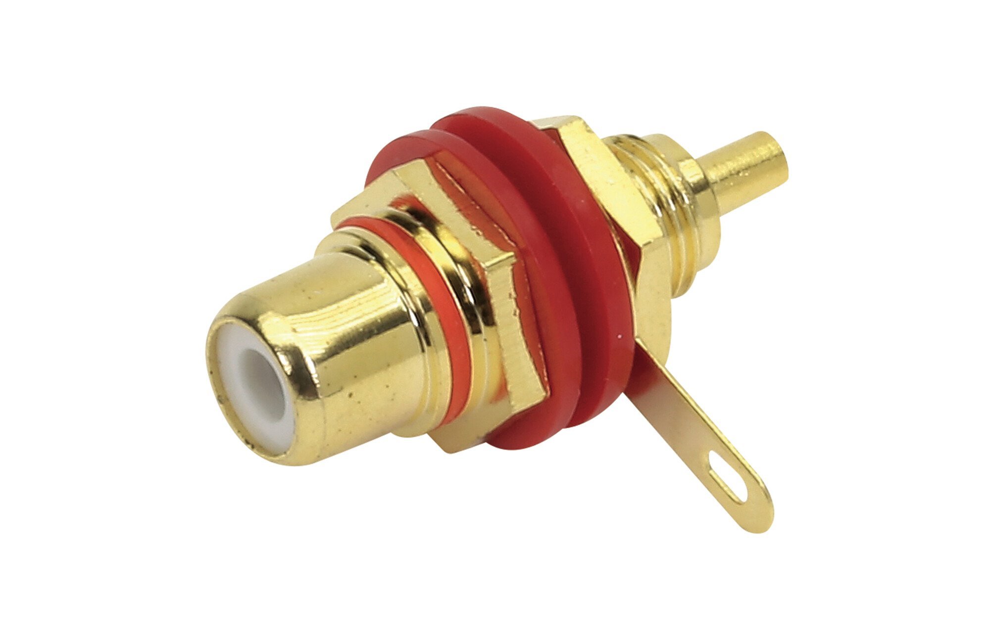Dynavox Cinch RCA Chassis Mount Red
