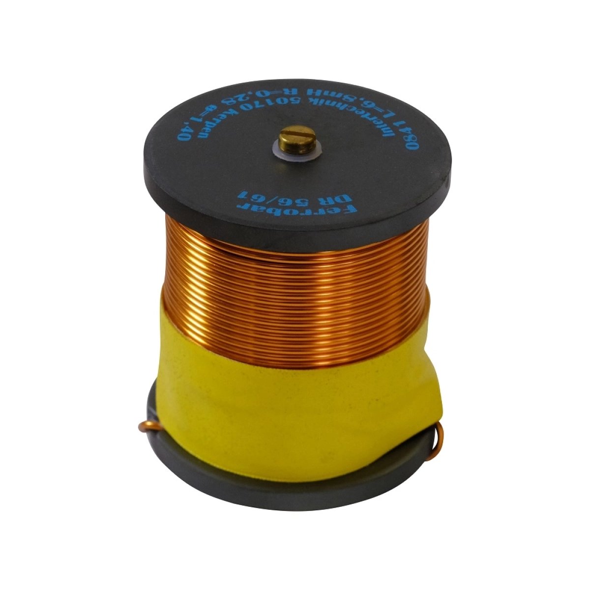 Intertechnik Ferrobar 56 orsós ferritmagos tekercs – 2,20 mH | DR56 | DCR 0,16 Ω | Cu 1,40 mm | ±5.0%