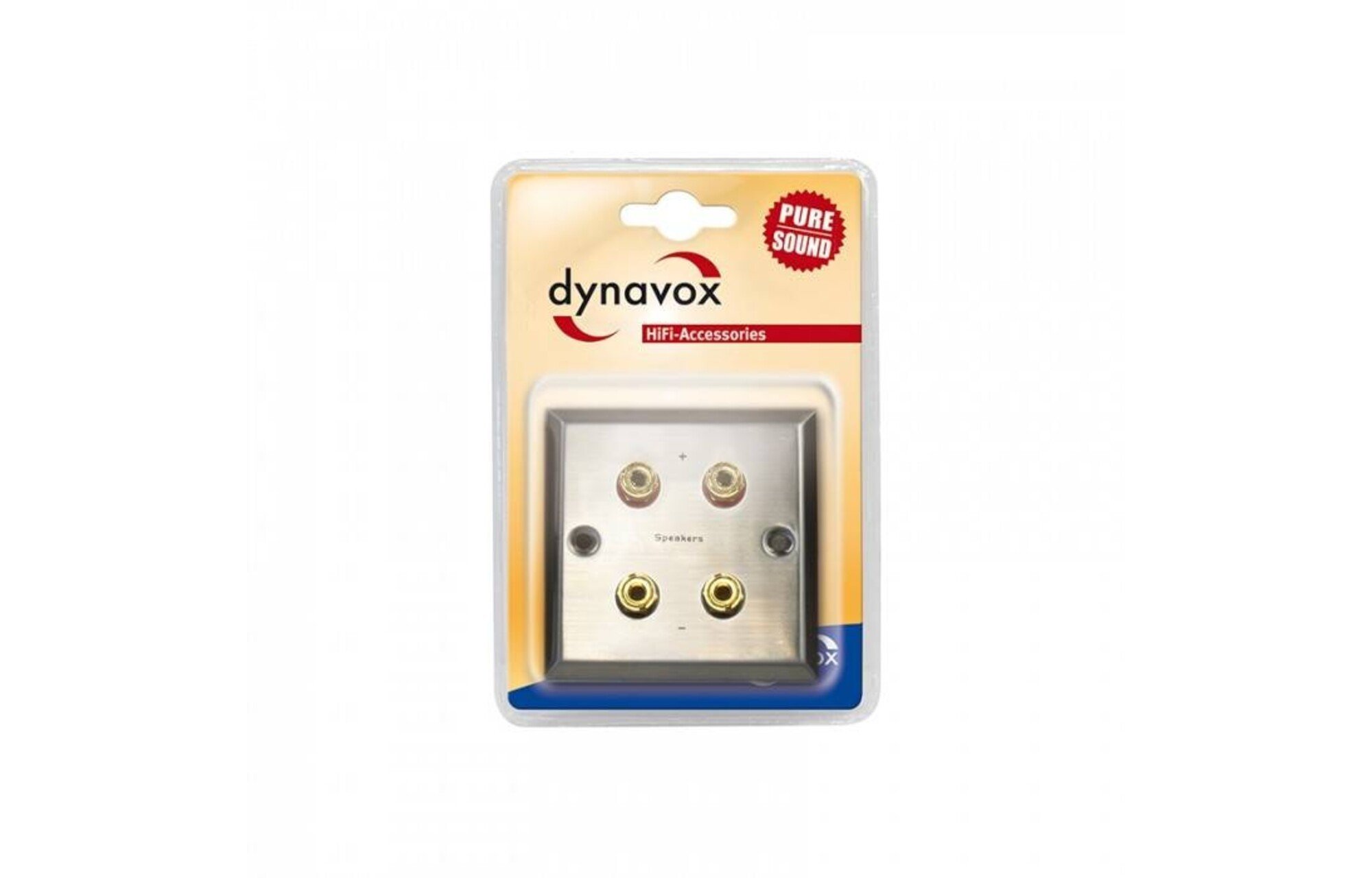 Dynavox Dupla hangszóró fém falikárpit ezüst