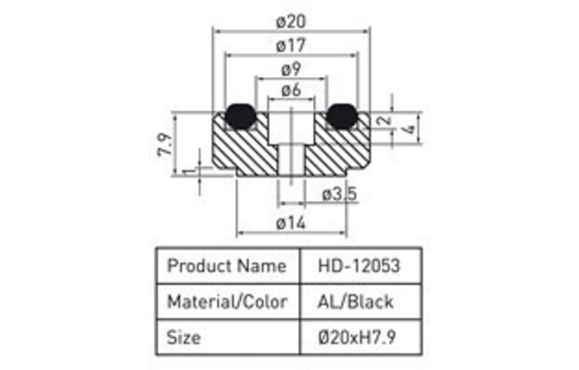 Dynavox Aluminium láb fekete 4 db