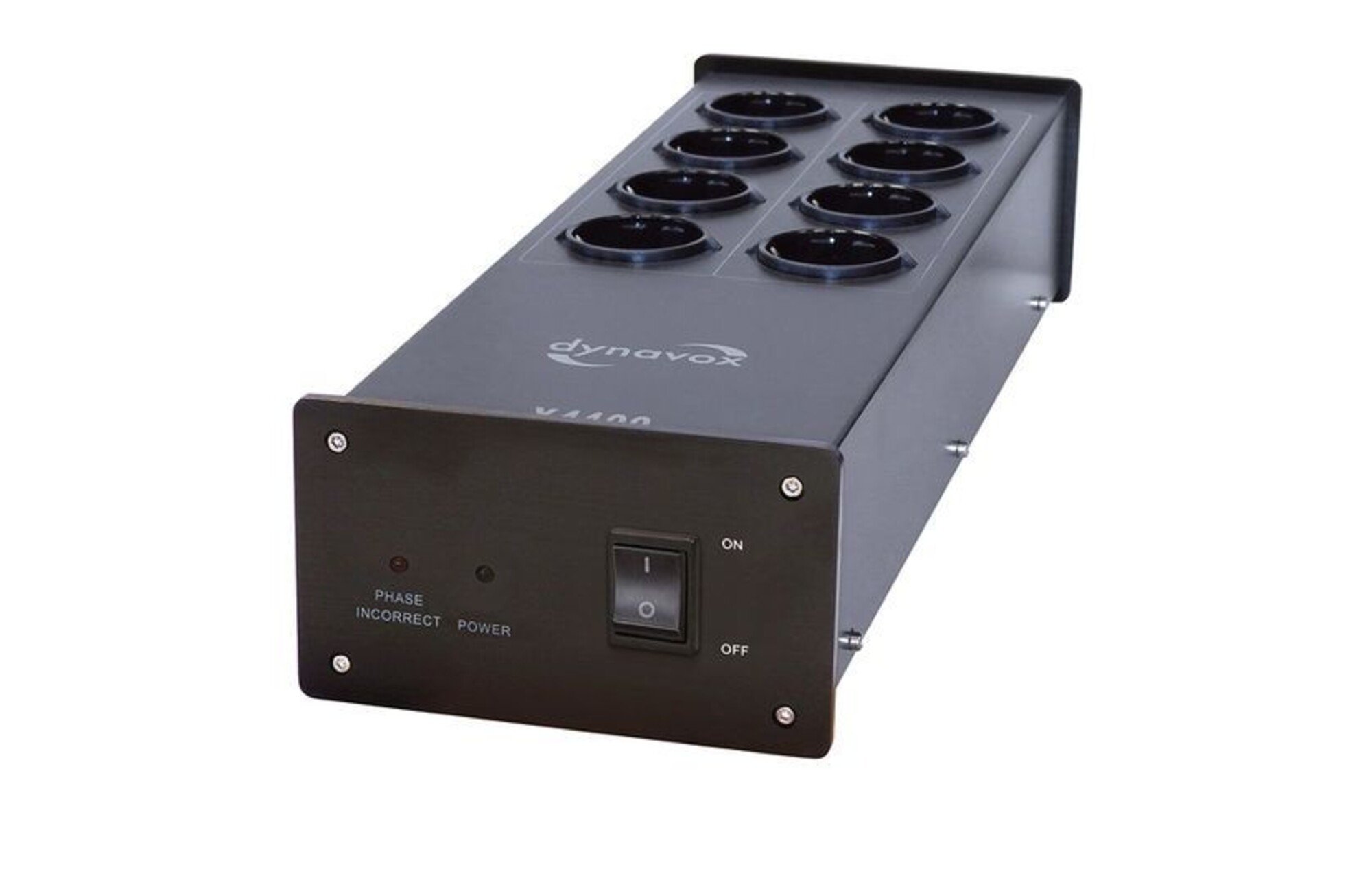 Dynavox X4100B fekete Dupla hálózati csatlakozó Hifihez