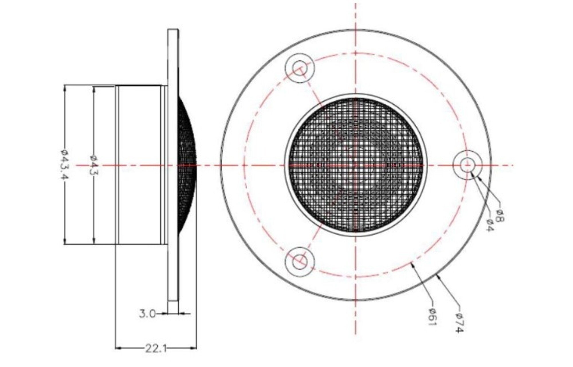 Dynavox RT-10 Ribbon magassugárzó