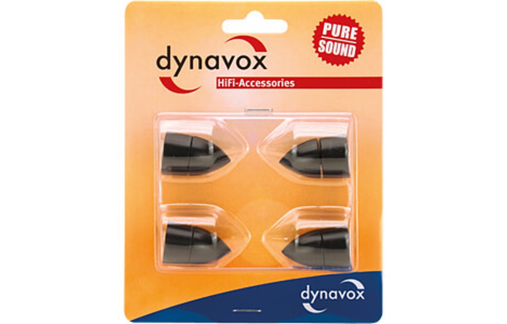 Dynavox Hangfal tüskék fekete 4 db