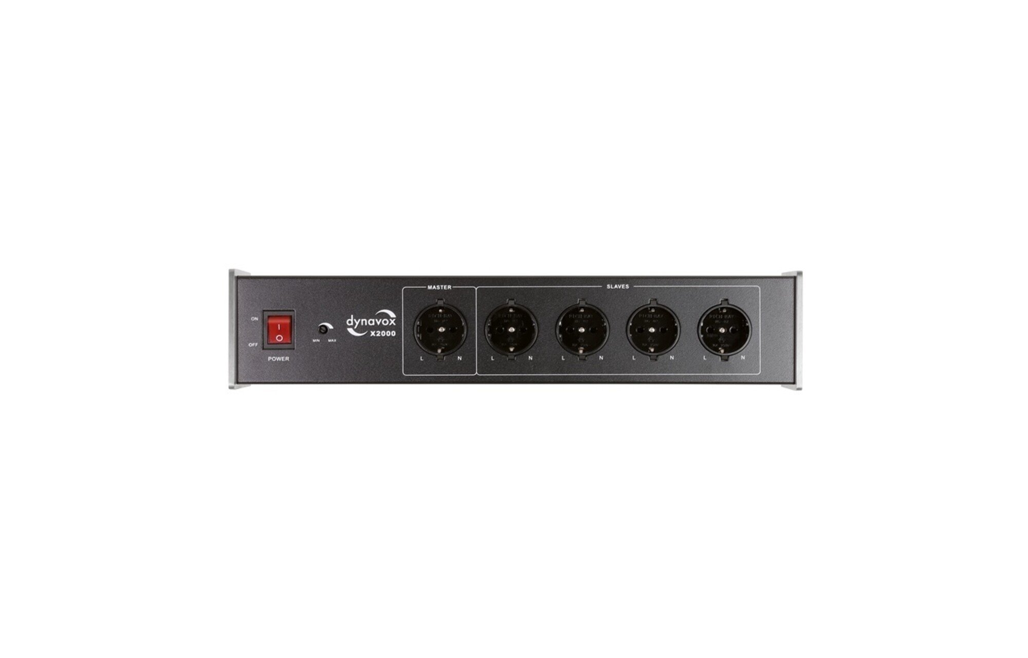 Dynavox X2000S fekete Hálózati elosztó HiFi-hez