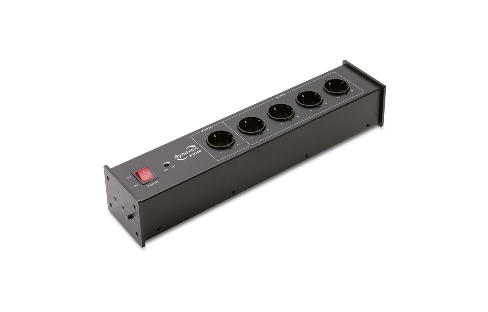 Dynavox X2000B ezüst Hálózati elosztó HiFi-hez