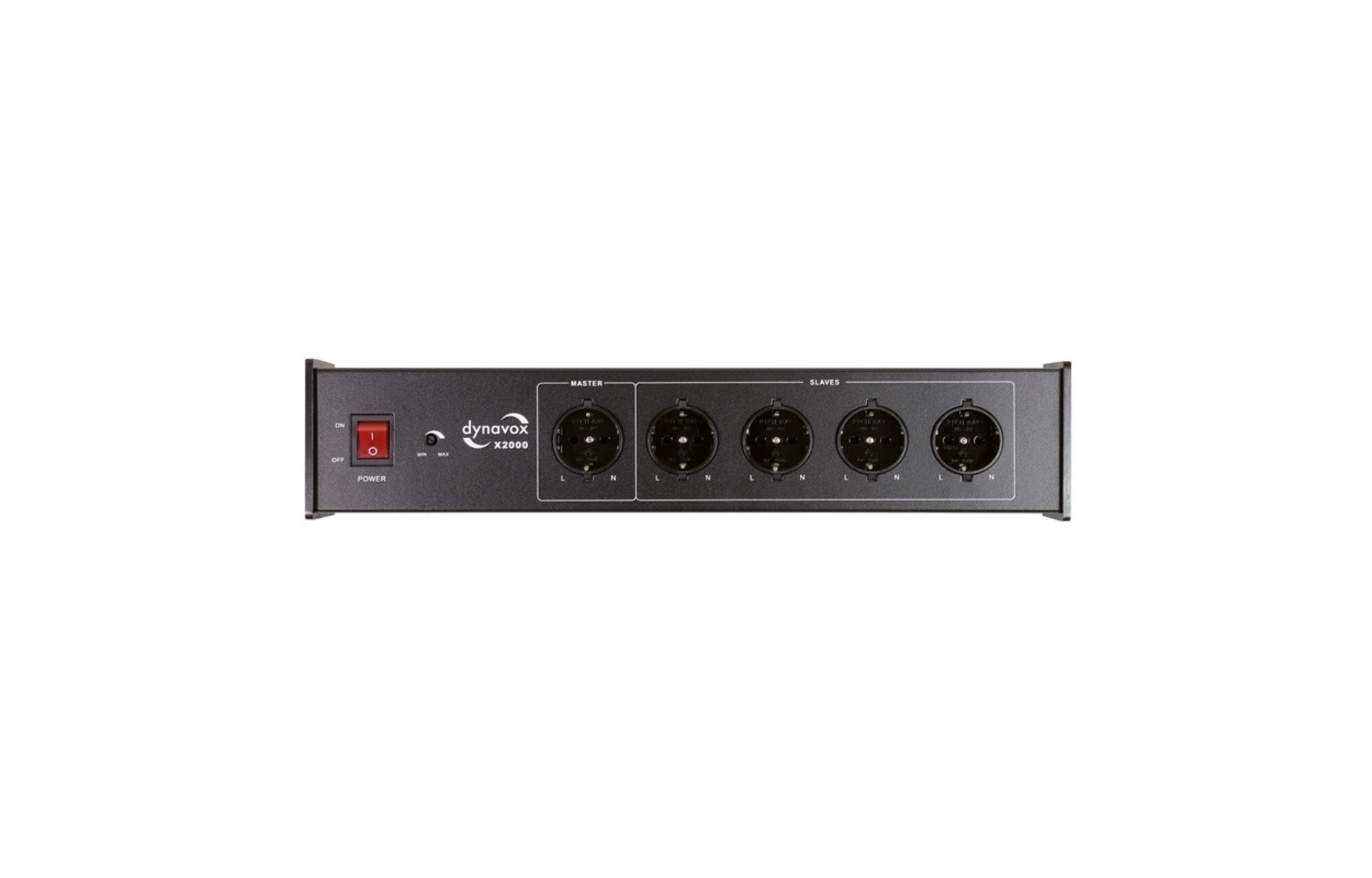 Dynavox X2000B ezüst Hálózati elosztó HiFi-hez