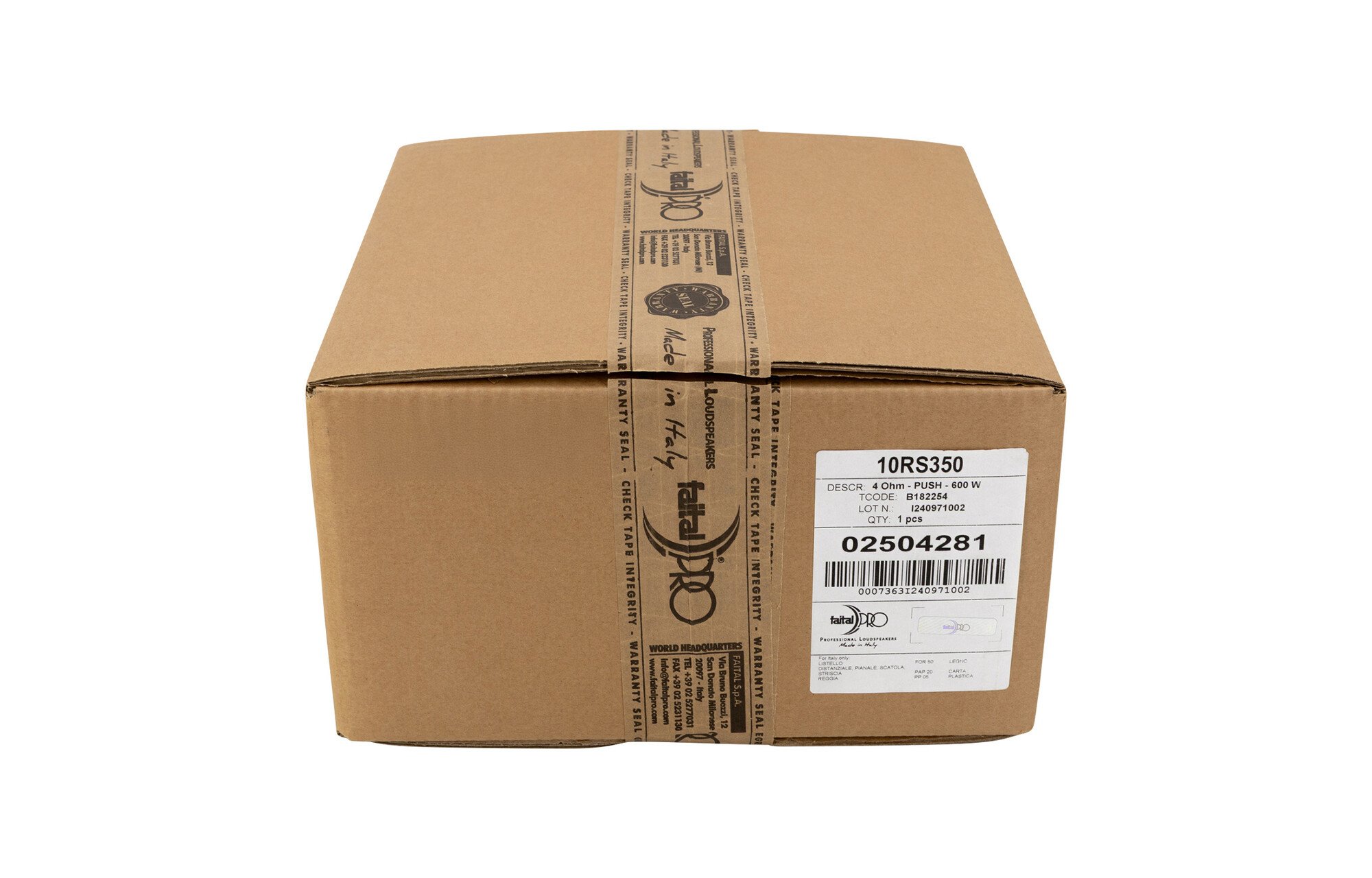 FaitalPRO 10RS350-4P 10" mélysugárzó 4 Ohm