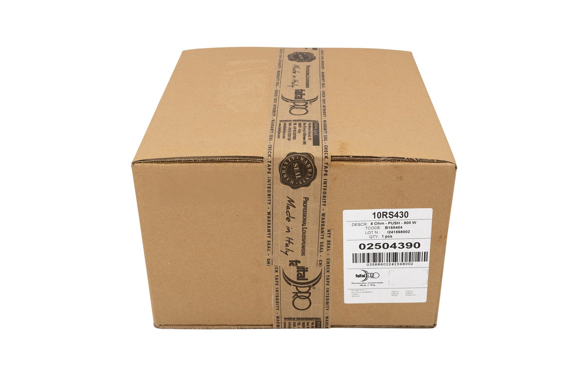 FaitalPRO 10RS430-8P 10" mélysugárzó 8 Ohm