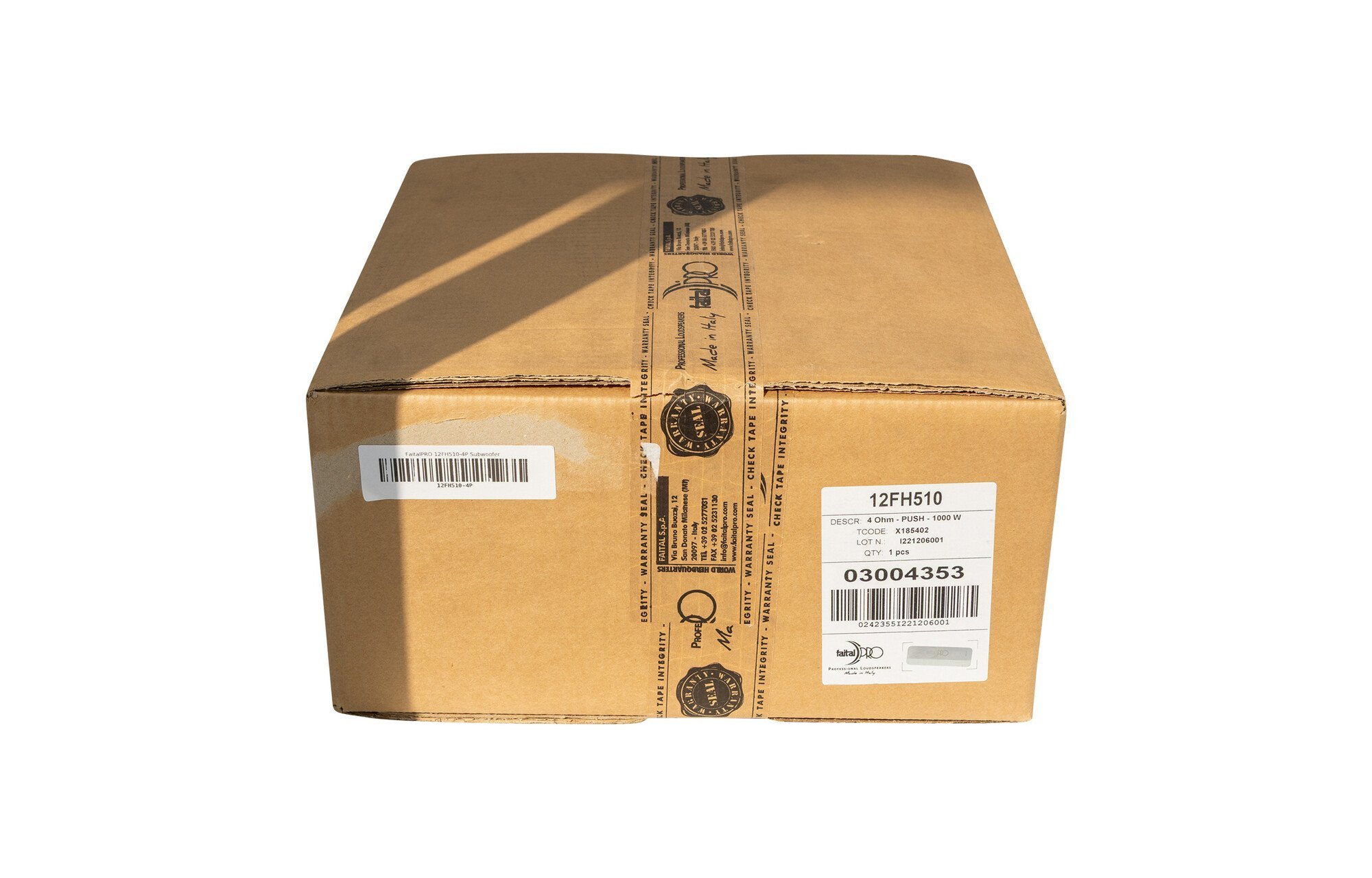FaitalPRO 12FH510-4P 12" mélynyomó 4 Ohm