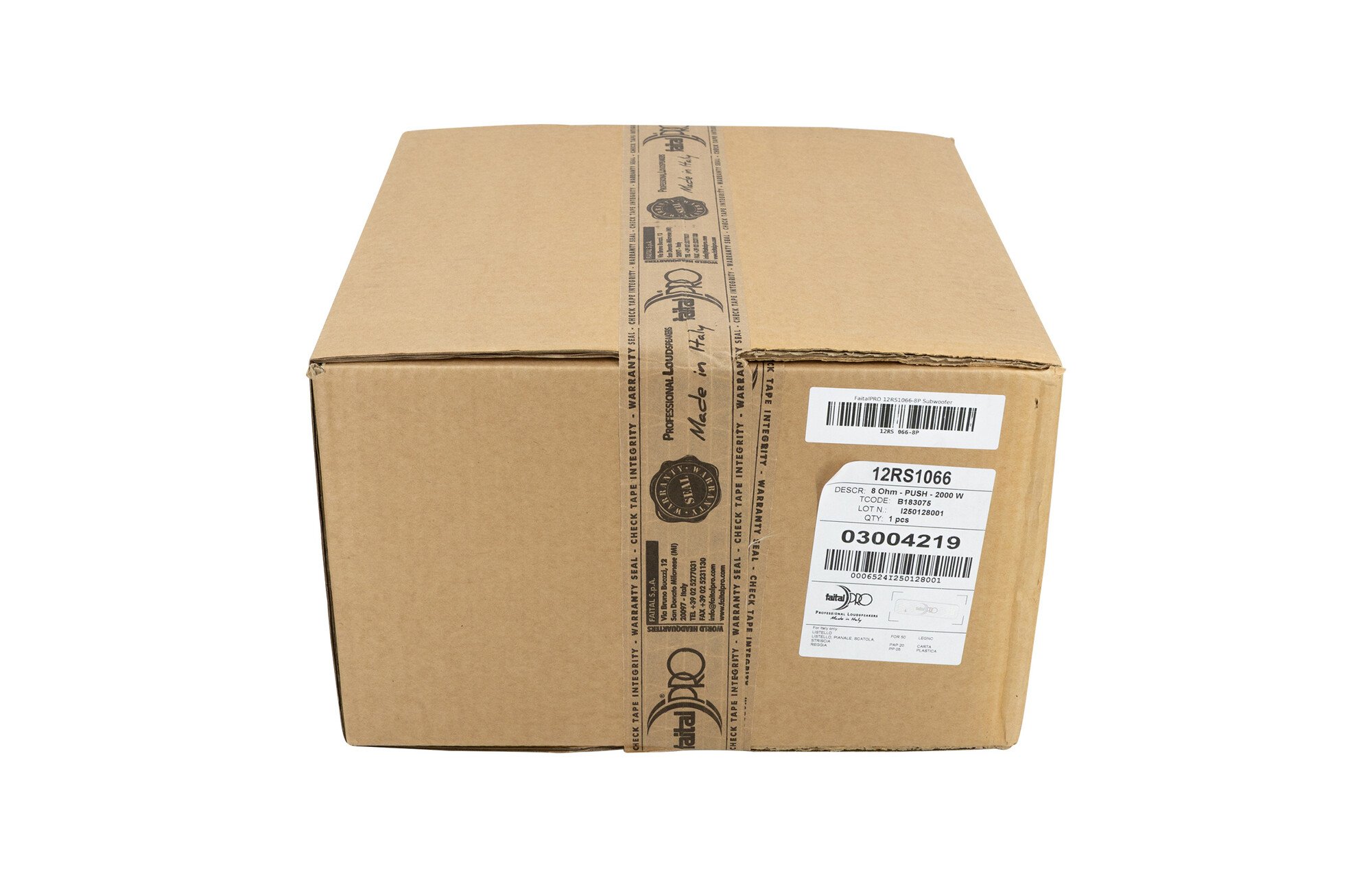 FaitalPRO 12RS1066-8P 12" mélysugárzó 8 Ohm