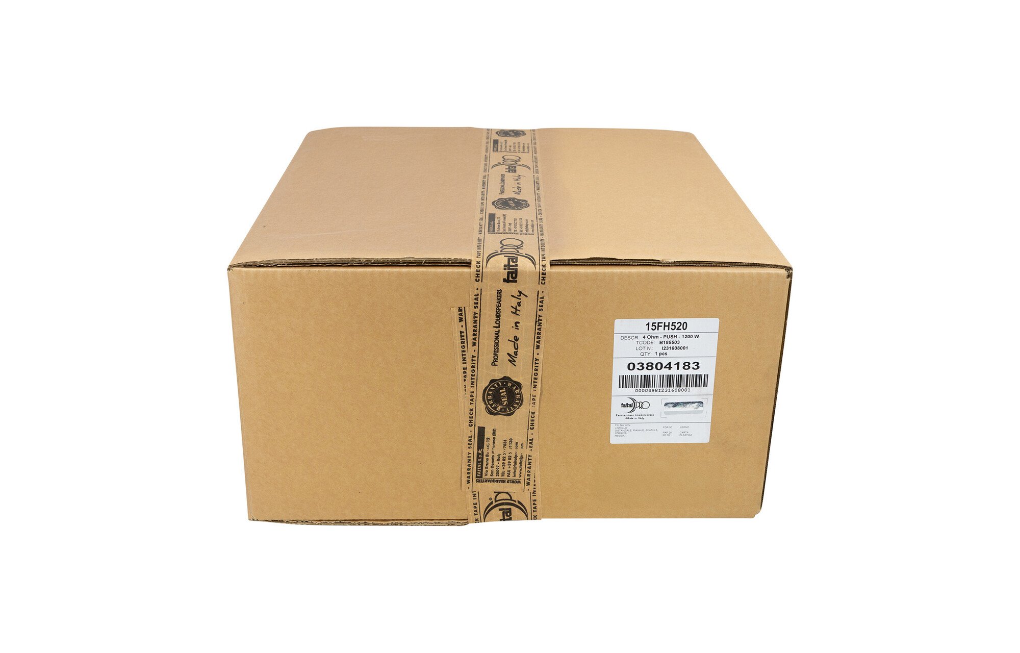 FaitalPRO 15FH520-4P 15" mélynyomó 4 Ohm