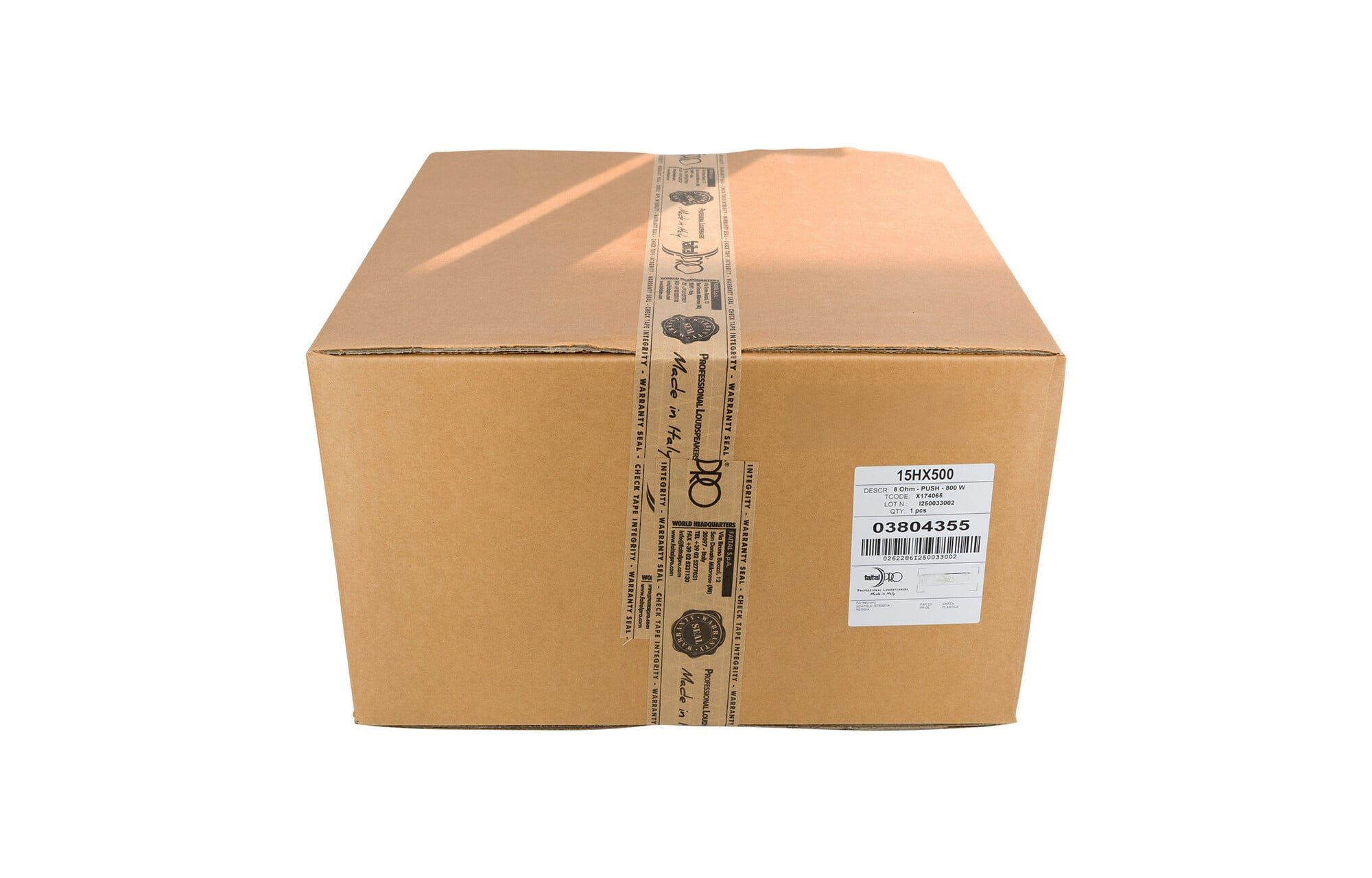 FaitalPRO 15HX500-8P 15" koaxiális mélysugárzó 8 Ohm