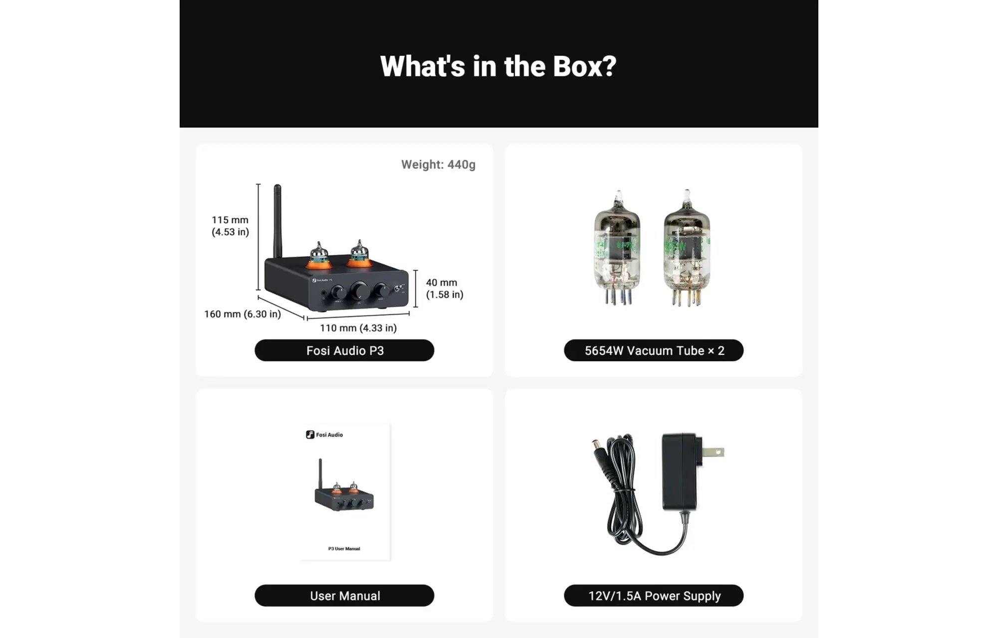 Fosi Audio P3 Tube előerősítő