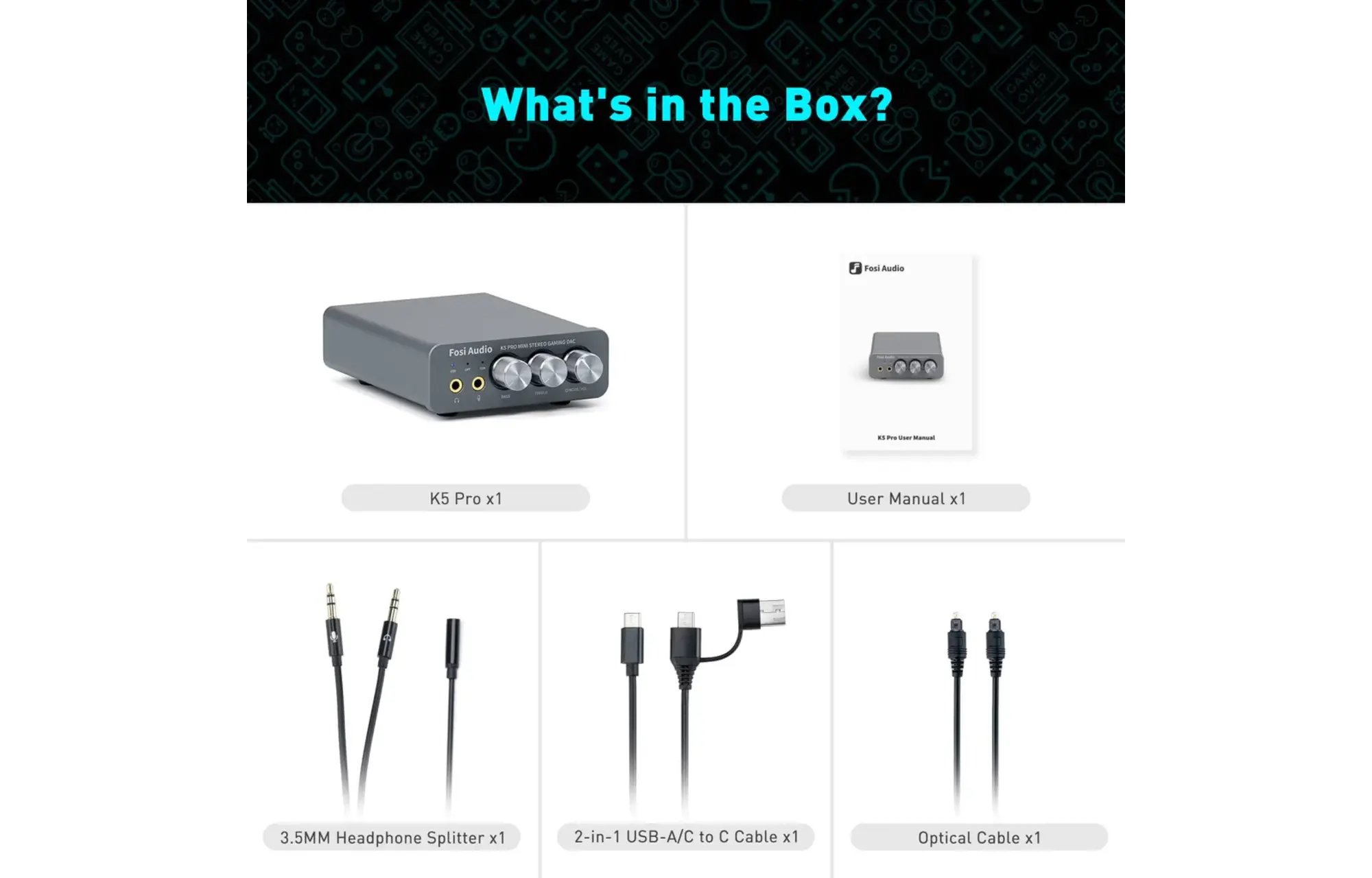 Fosi Audio K5 PRO Audio DAC
