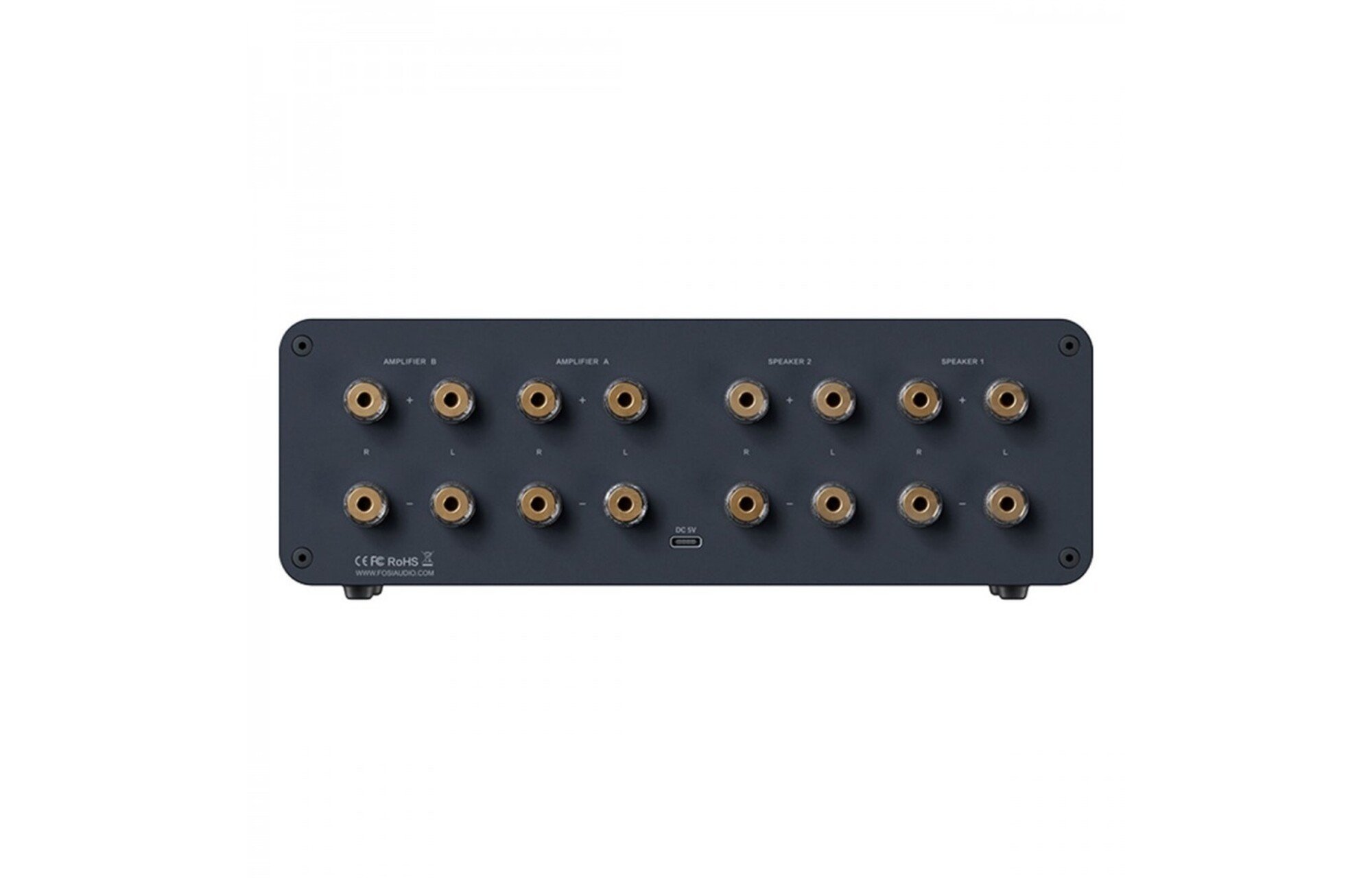 Fosi Audio LC30 erősítő hangszóró kapcsoló 2 bemenet, 2 kimenet