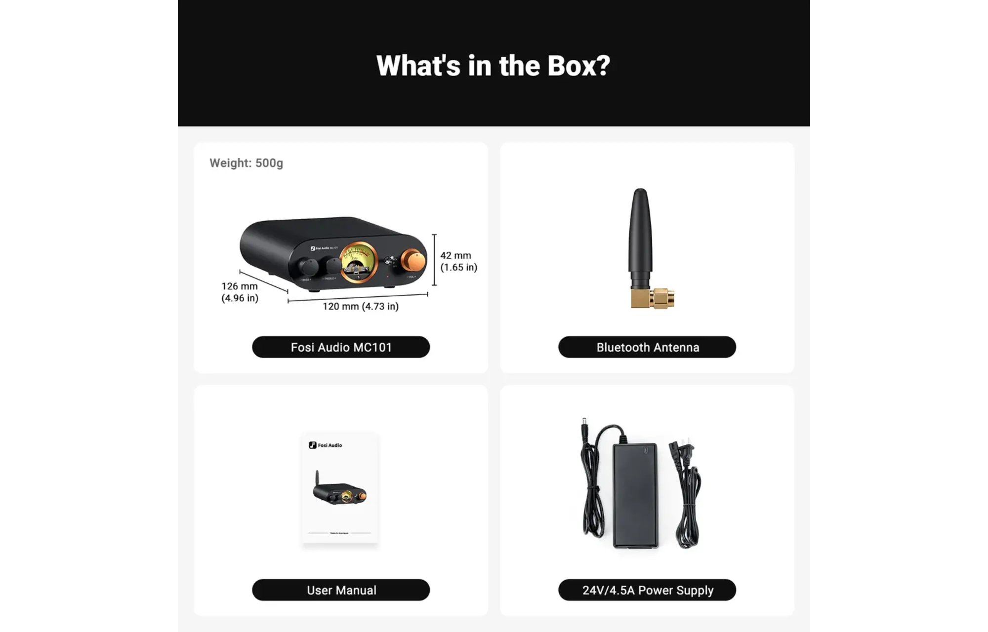 Fosi Audio MC101 Stereo erősítő