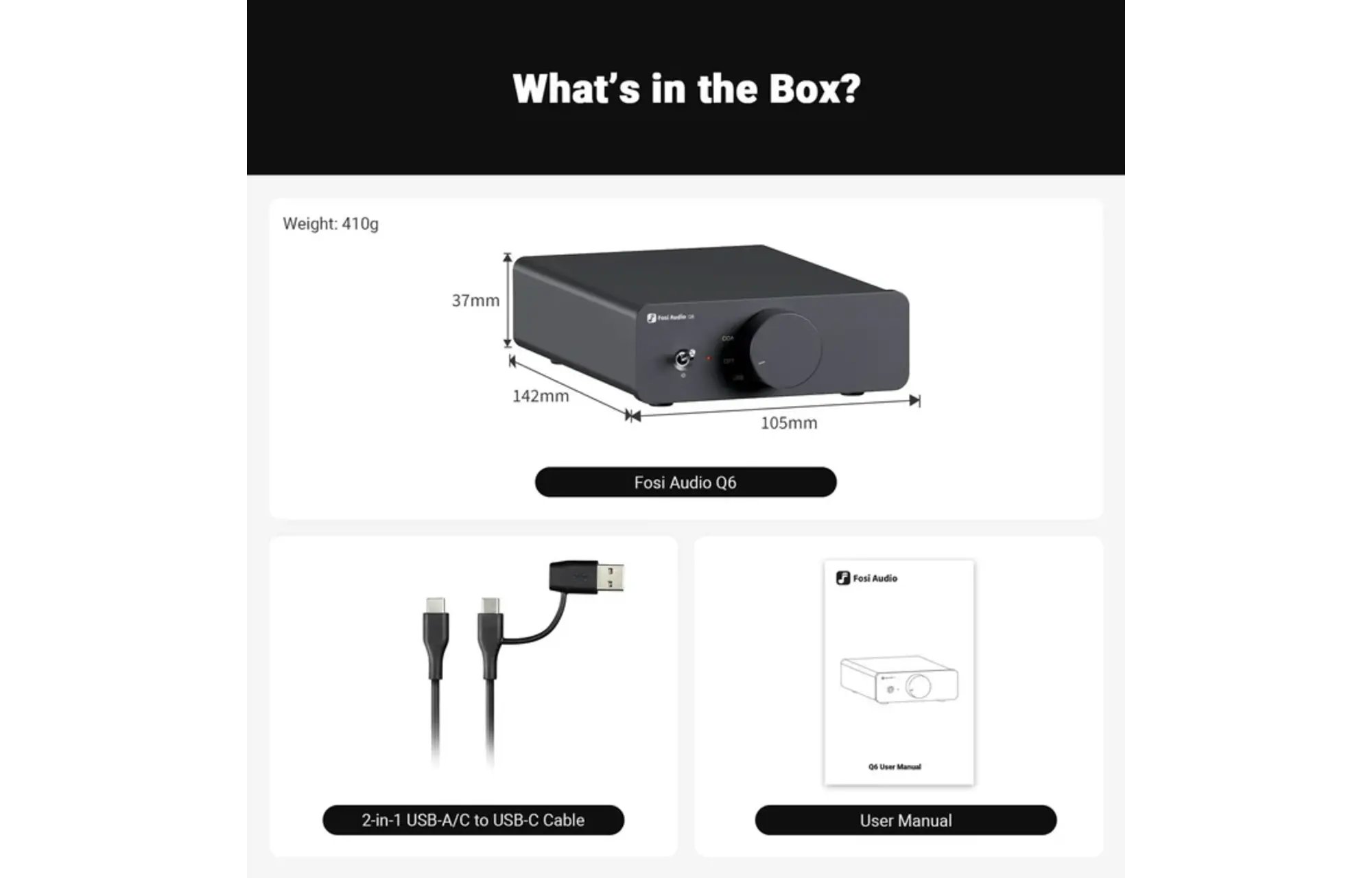 Fosi Audio Q6 Audio DAC