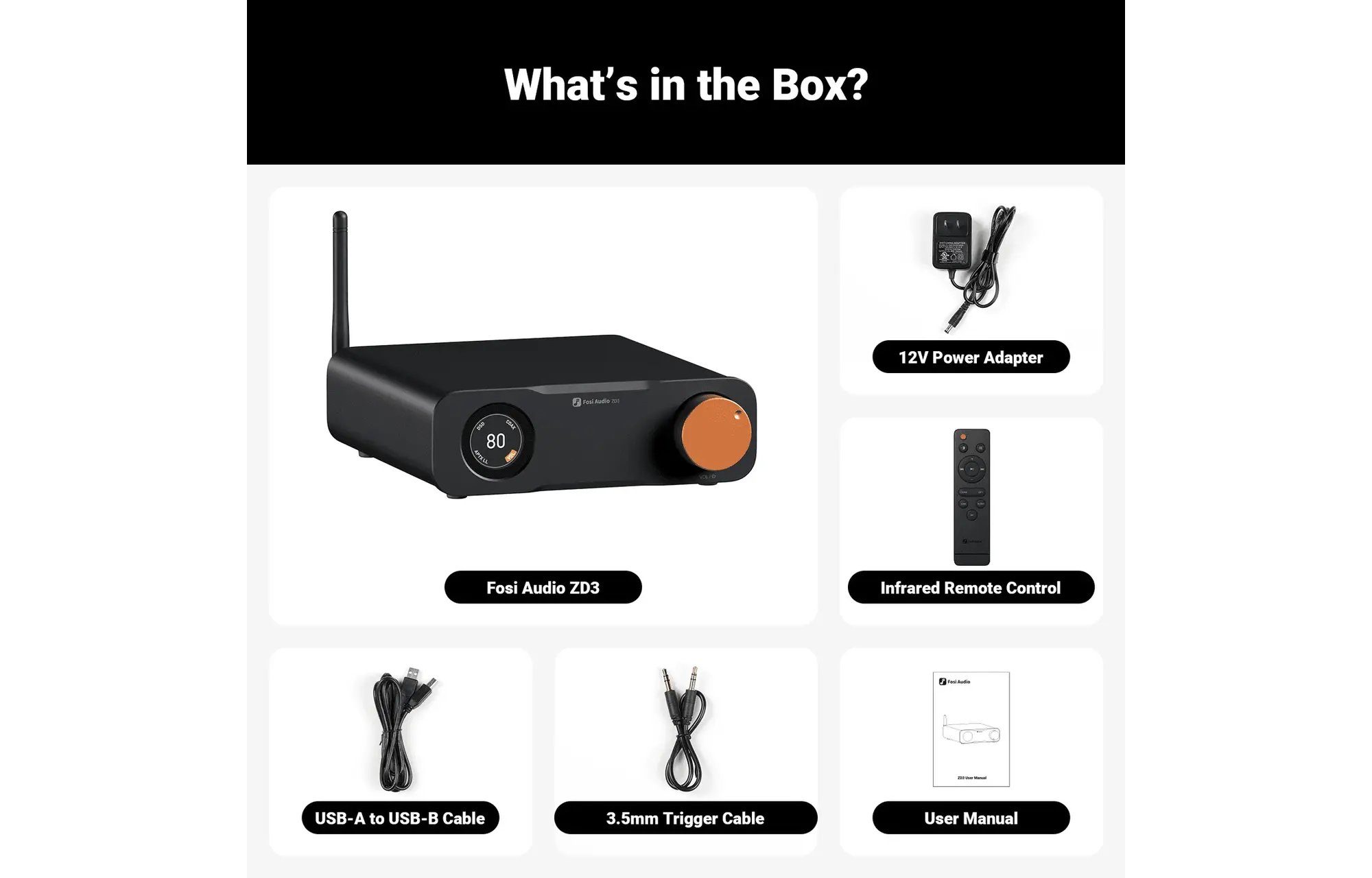 Fosi Audio ZD3 Audio DAC
