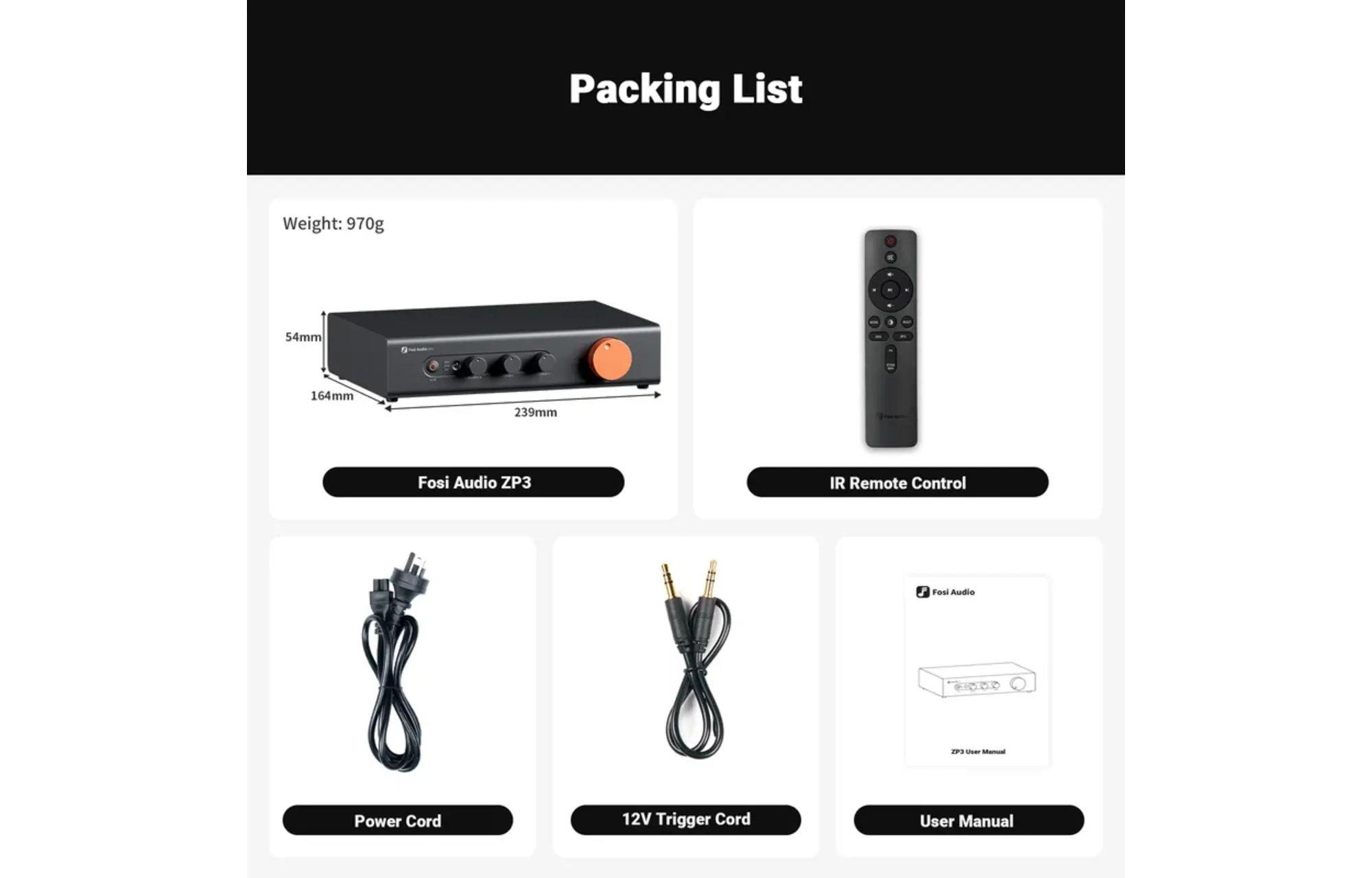 Fosi Audio ZP3 előerősítő