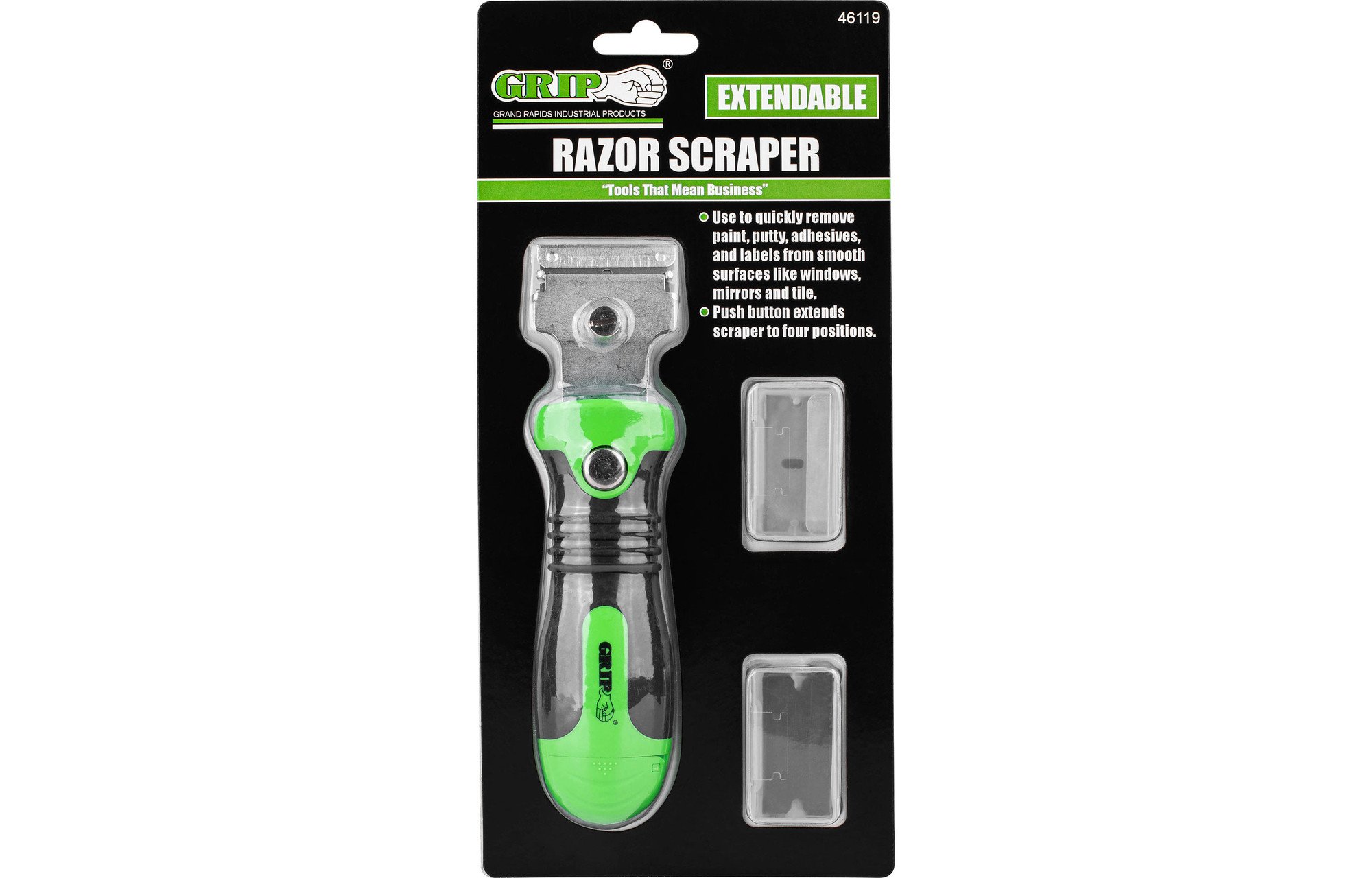 Grip Tools 46119 Hosszabbítható borotva kaparó