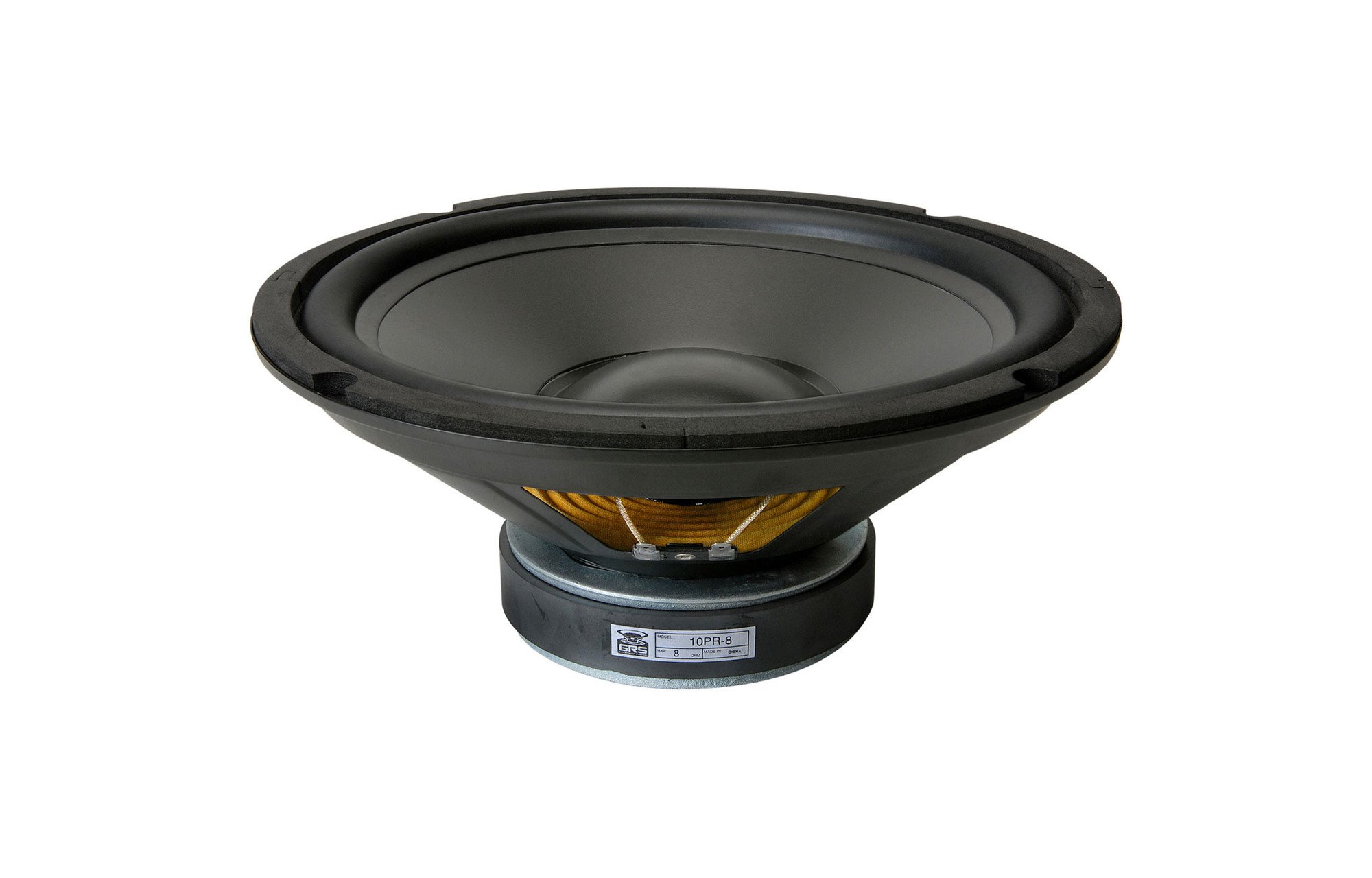GRS 10PR-8 10" polimer membrános, gumiszegélyes mélysugárzó