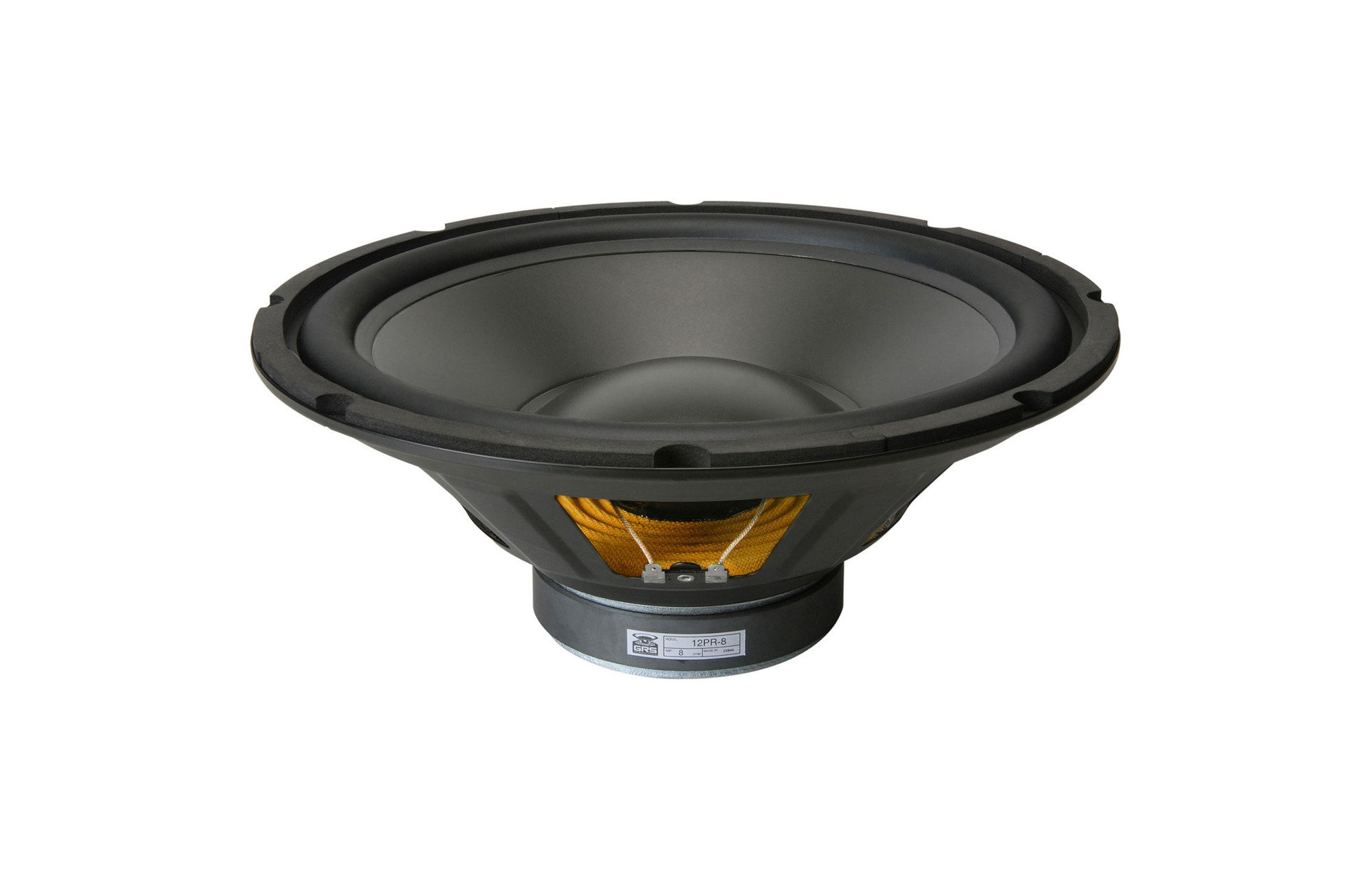 GRS 12PR-8 12" polimer membrános, gumiszegélyes mélysugárzó