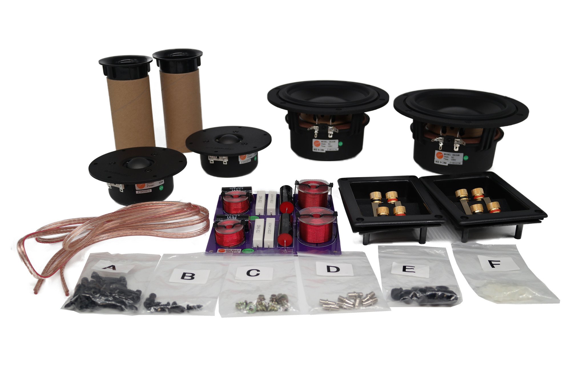 HiVi Swans DIY2.2-A DIY komponens szett