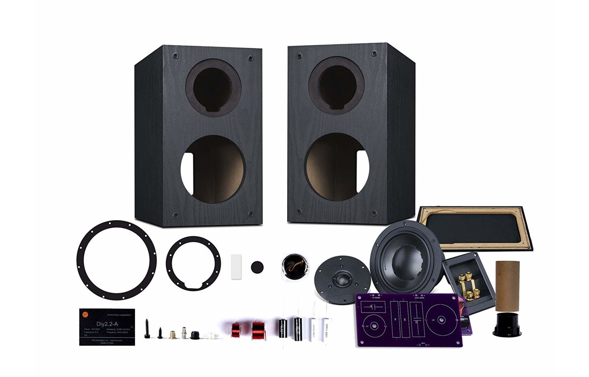HiVi Swans DIY2.2-A fekete DIY hangszóró kit
