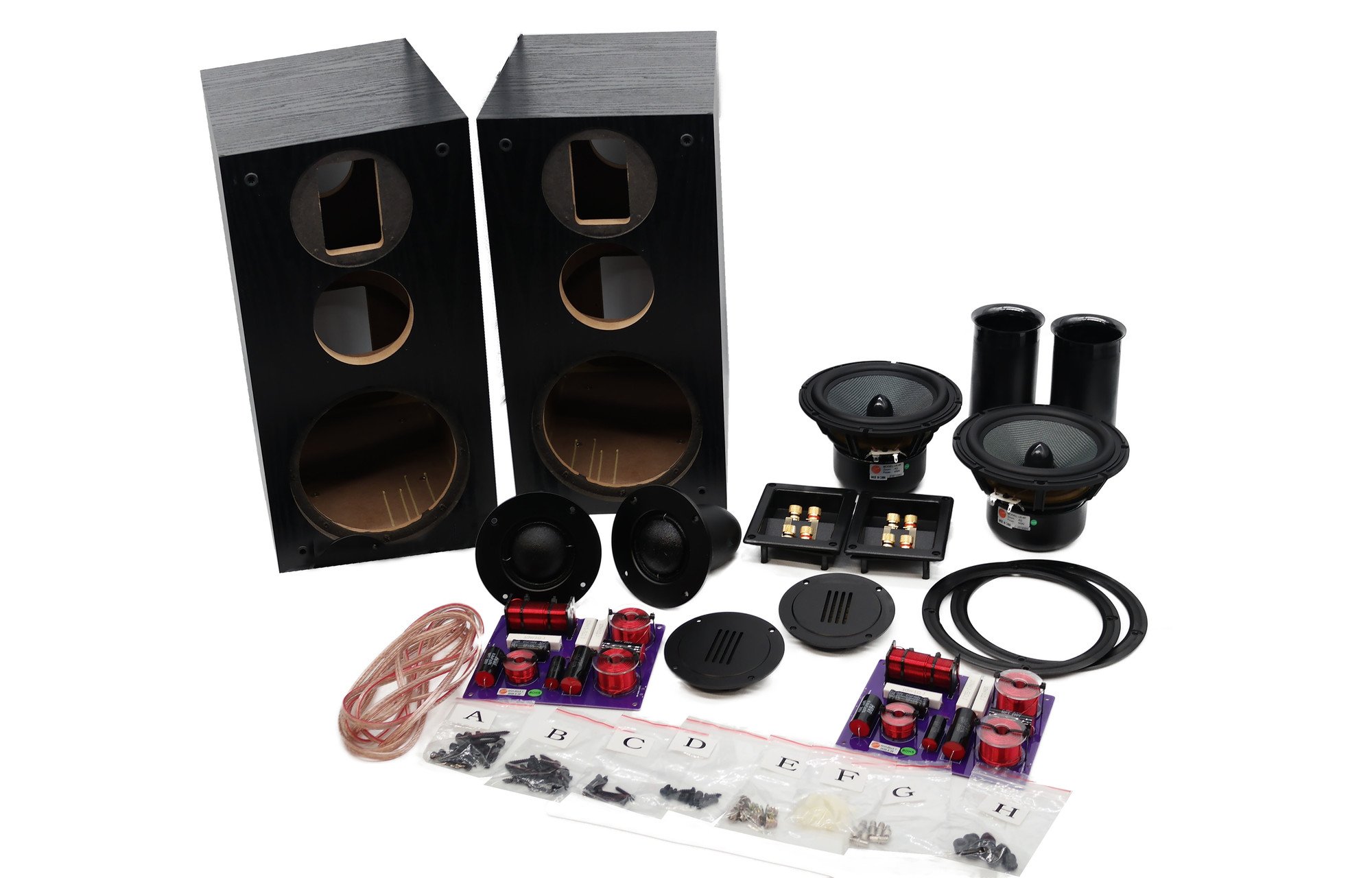 HiVi Swans DIY3.1-A fekete DIY hangszóró kit
