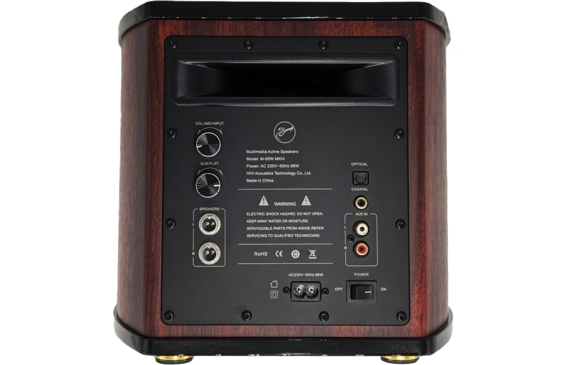 HiVi Swans M50WMKIII 2.1 aktív Bluetooth Polcsugárzó