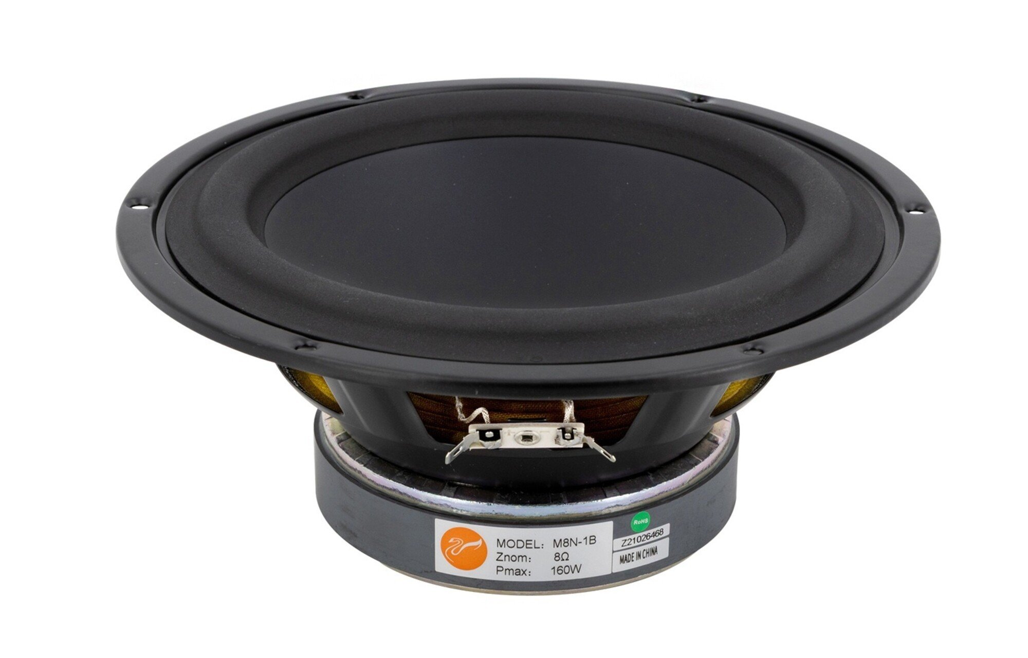HiVi M8N-1B 8" Damped Aluminium/Magnézium kónusz mélysugárzó