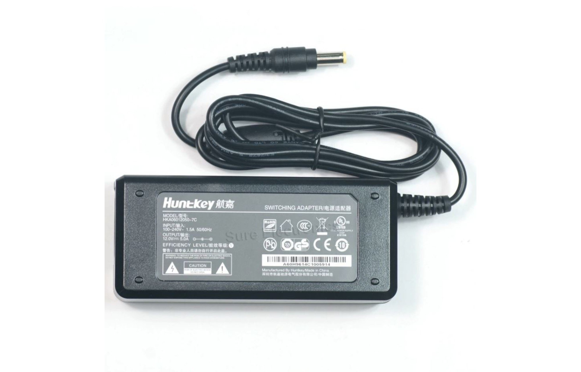 Huntkey 12 V 5 A 60 W AC/DC tápegység