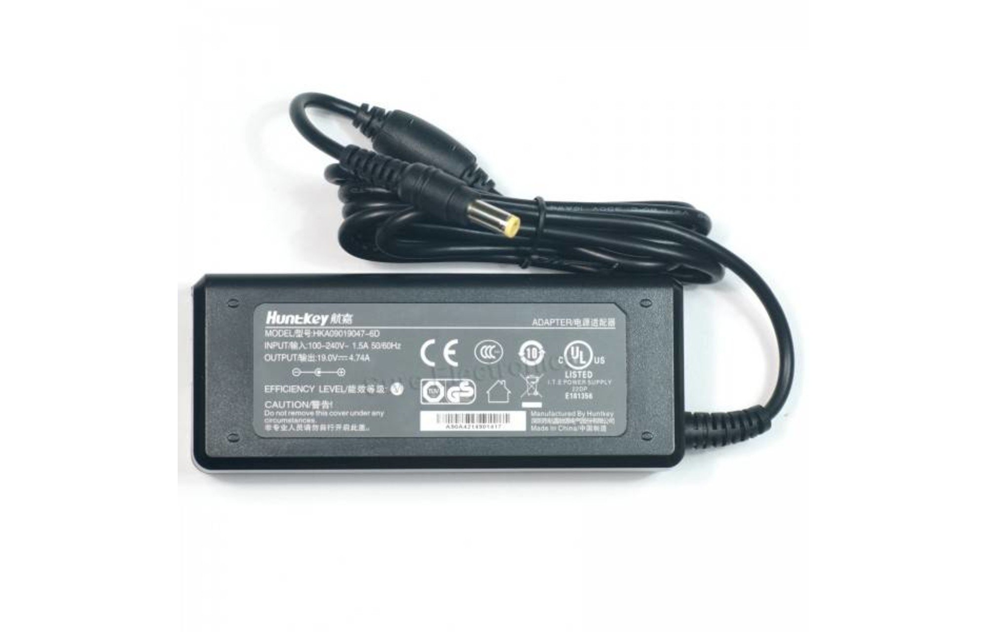 Huntkey 19 V 4,74 A 90 W AC/DC tápegység