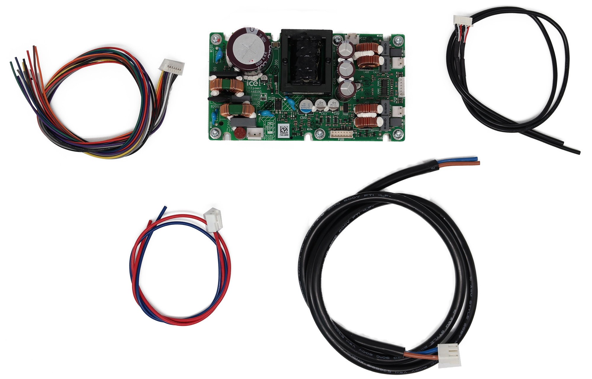 ICEpower 100AS1 erősítő modul integrált univerzális hálózati tápegységgel