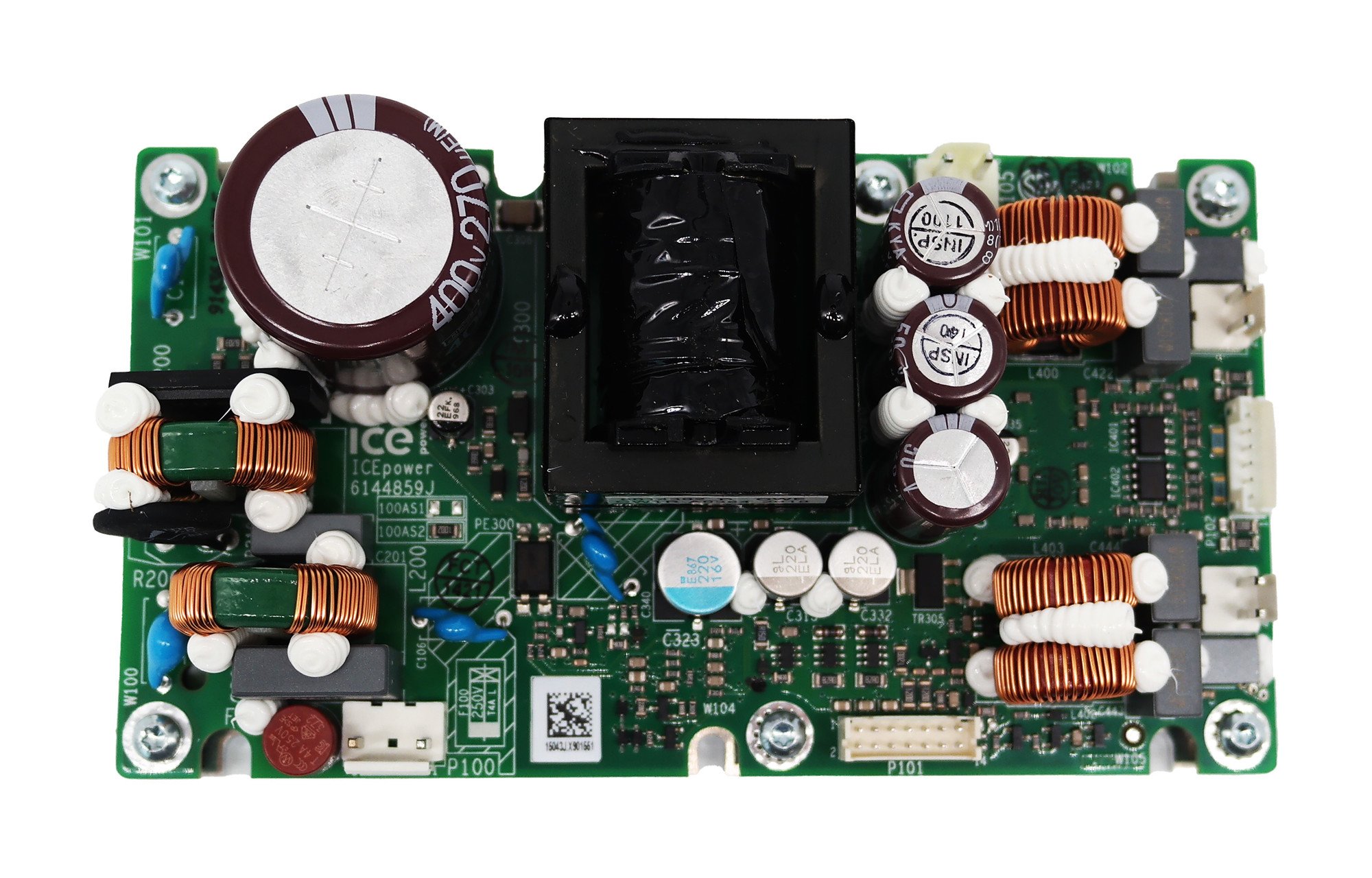 ICEpower 100AS2 erősítő modul integrált univerzális hálózati tápegységgel