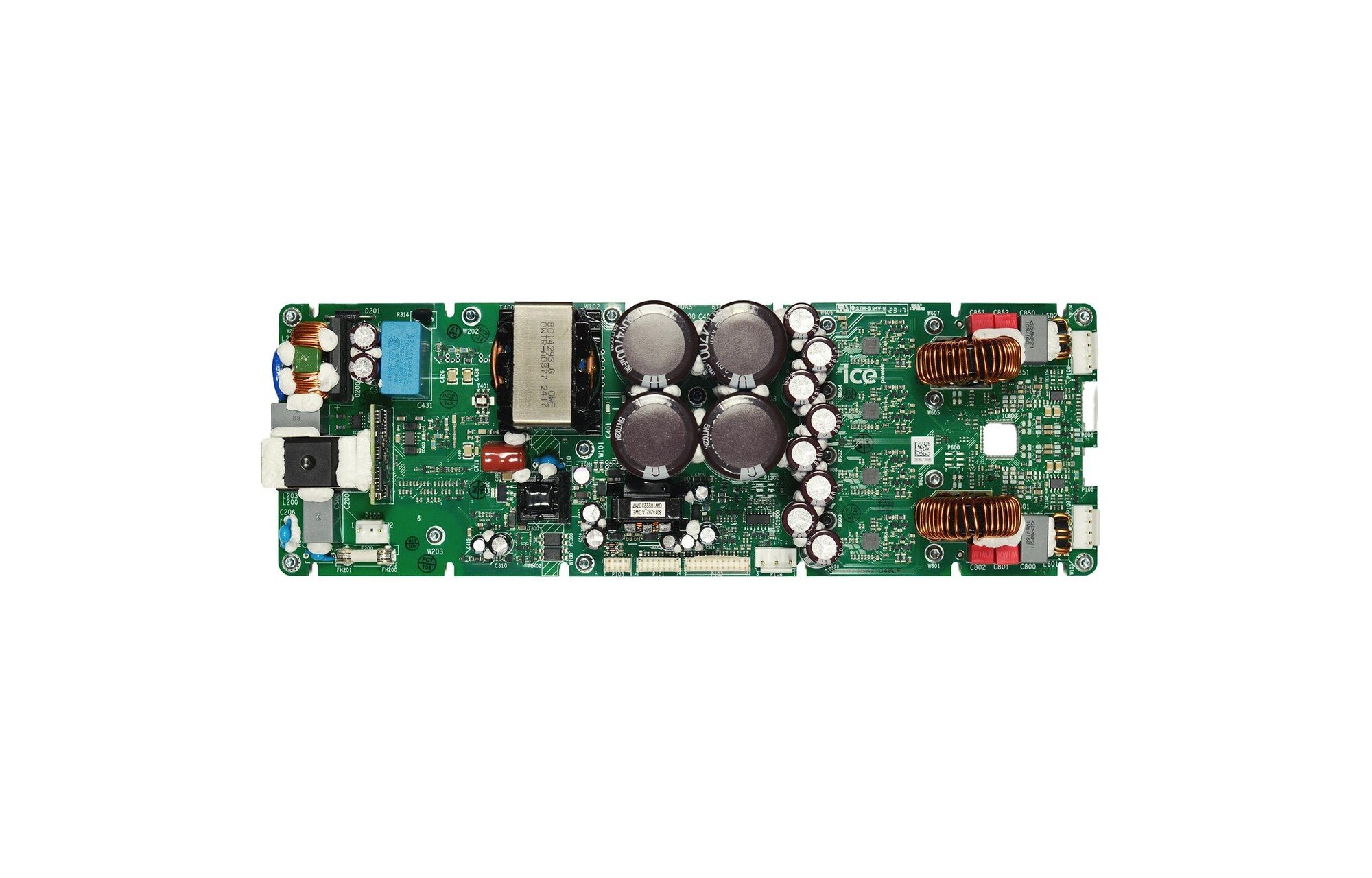 ICEpower 1200AS2 erősítőmodul integrált univerzális hálózati tápegységgel