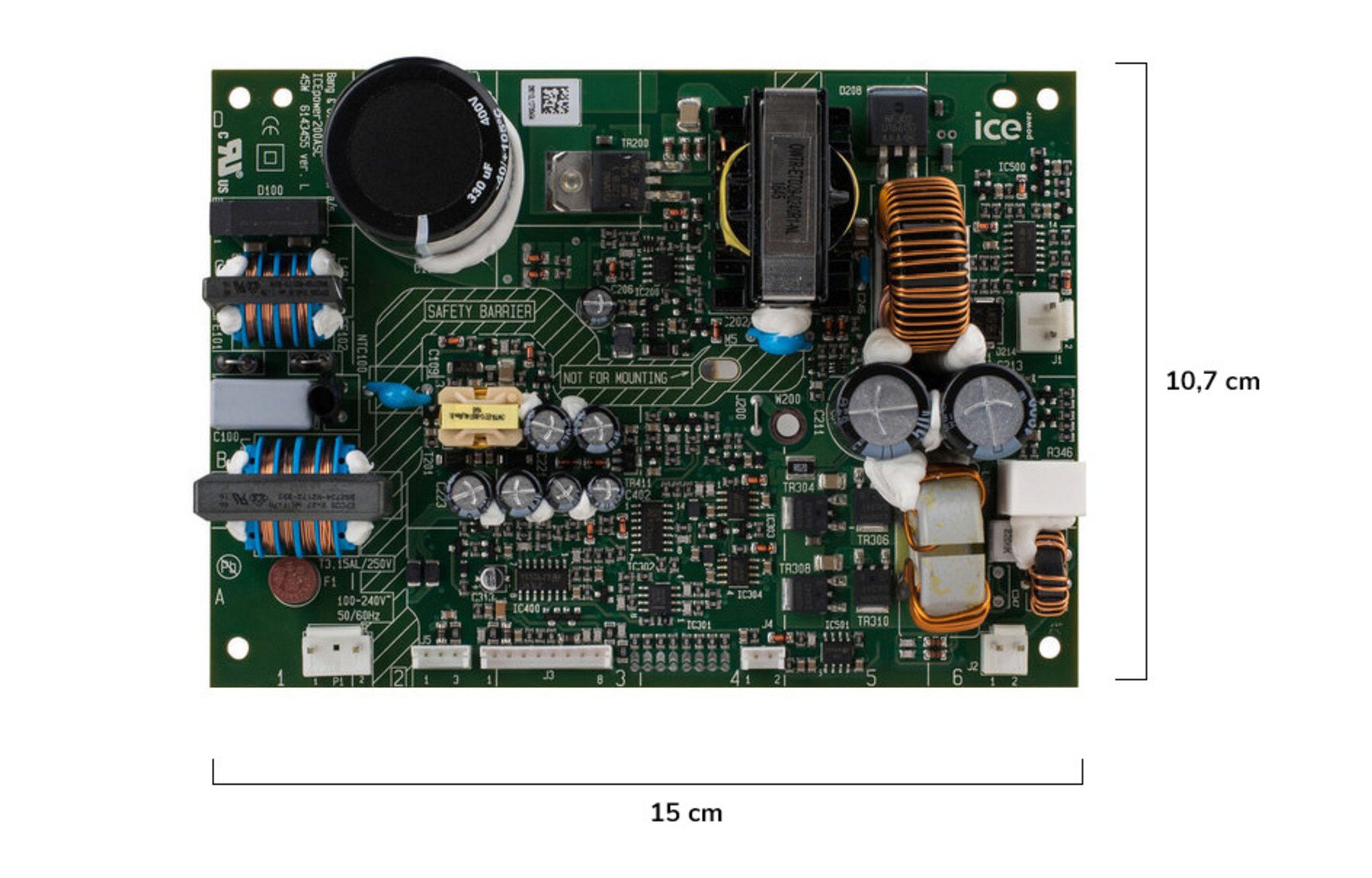 ICEpower 200ASC erősítő modul integrált tápegységgel