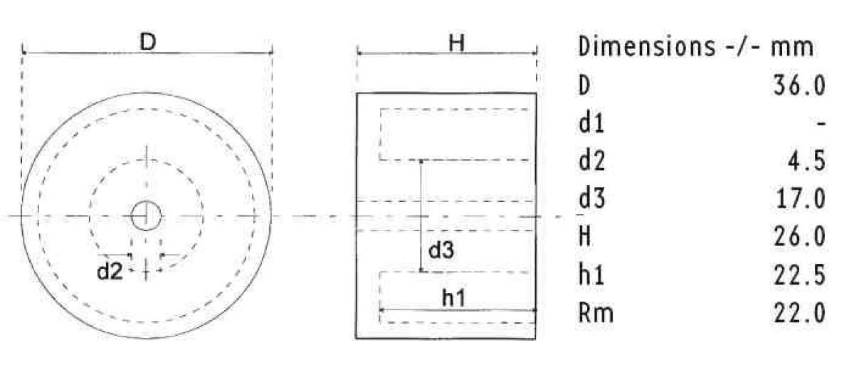 Intertechnik Harangmagos tekercs – 2,20 mH | HQG36 | Cu 0,85 mm | ±5.0%