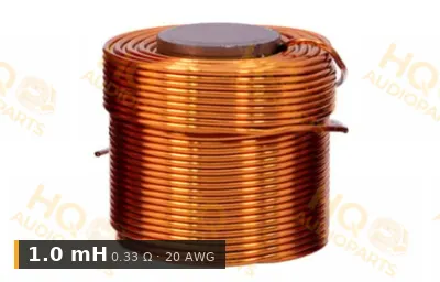 Jantzen Audio 000-2085 | 1,0 mH | 0,33 ohm | 3% | 20 AWG | I vasmagos tekercs