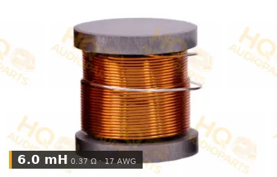 Jantzen Audio 000-5029 | 6,0 mH | 0,37 ohm | 3% | 17 AWG | H vasmagos tekercs