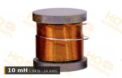 Jantzen Audio 000-5135 | 10 mH | 1,94 ohm | 3% | 24 AWG | H vasmagos tekercs