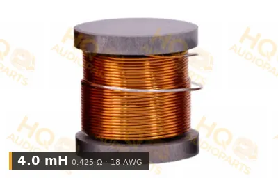 Jantzen Audio 000-5154 | 4,0 mH | 0,425 ohm | 3% | 18 AWG | H vasmagos tekercs