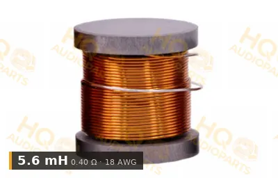Jantzen Audio 000-5250 | 5,6 mH | 0,40 ohm | 3% | 18 AWG | H vasmagos tekercs