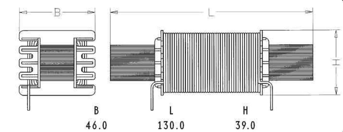 Intertechnik Vasmagos rúd tekercs – 4,70 mH | I130 | DCR 0,26 Ω | Cu 1,32 mm | ±5.0%