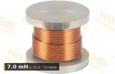 Jantzen Audio 000-5379 | 7,0 mH | 0,30 ohm | 3% | 15 AWG | H vasmagos tekercs