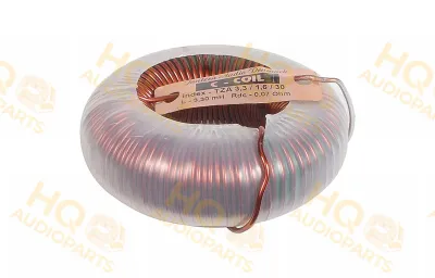 Jantzen Audio 000-6035 | 1.5 mH | 0.05 Ω | 5% | 14 AWG | C-Coil Toroidal Coil